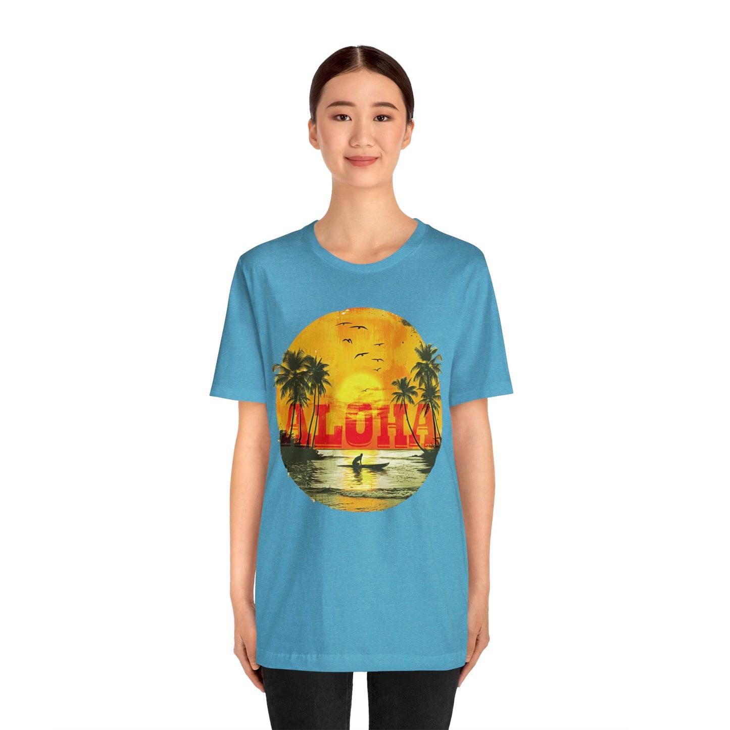 Aloha sunset Unisex Jersey Short Sleeve Tee
