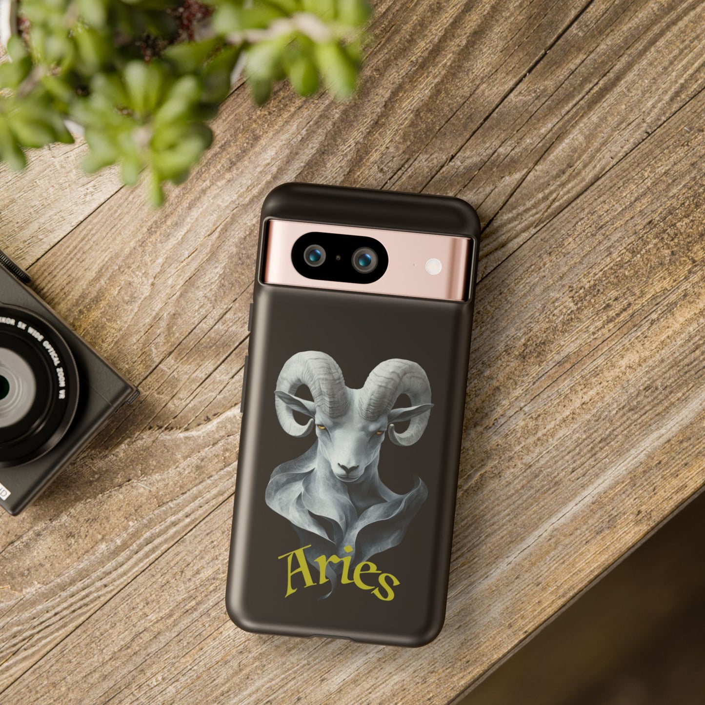 Aries Tough Phone Cases, Artistic Zodiac Phone Cases, premium-quality cases for iPhone, Samsung Galaxy, and Google Pixel devices