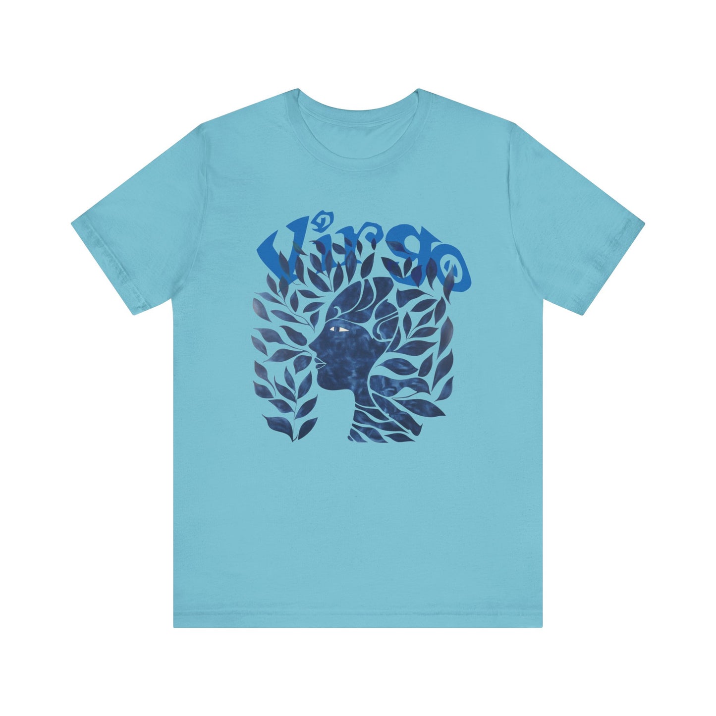 Virgo blue graphic Unisex Jersey Short Sleeve Tee