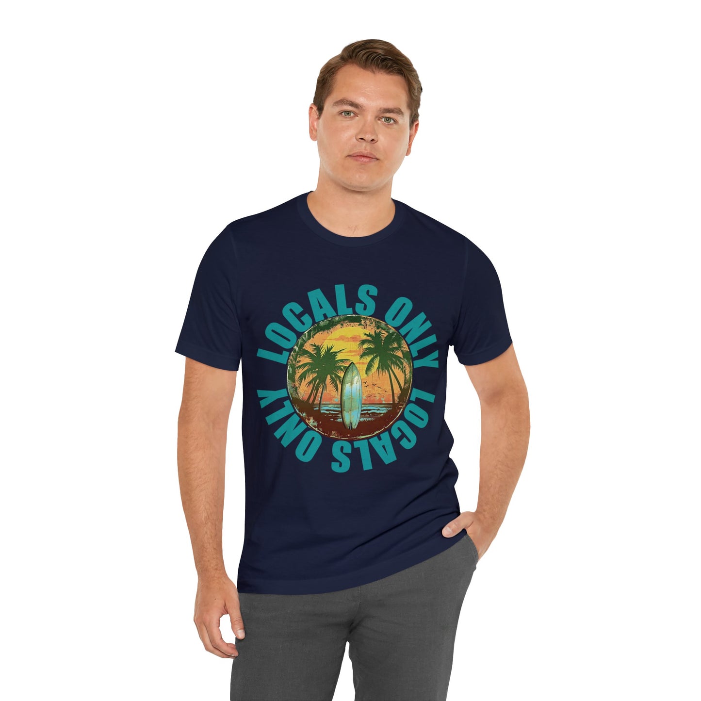 Locals Only stamp Unisex Jersey Short Sleeve Tee