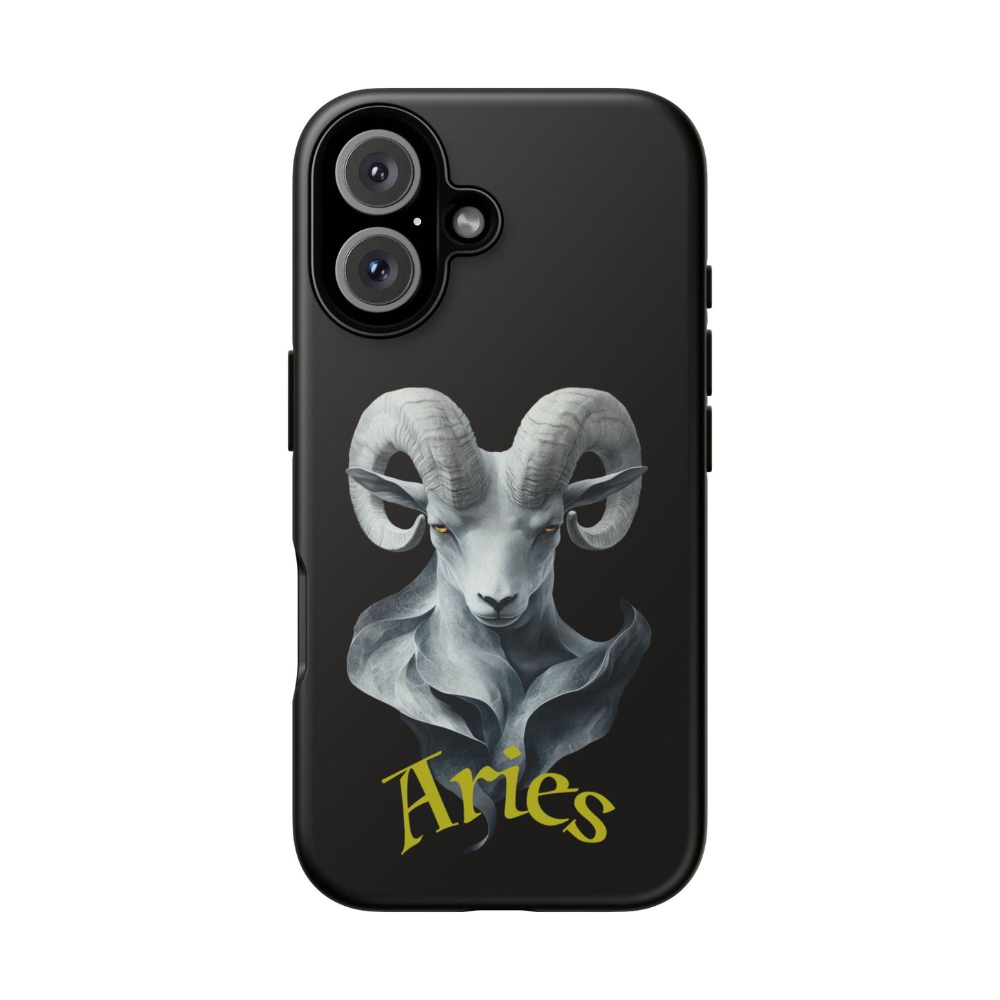 Aries Tough Phone Cases, Artistic Zodiac Phone Cases, premium-quality cases for iPhone, Samsung Galaxy, and Google Pixel devices