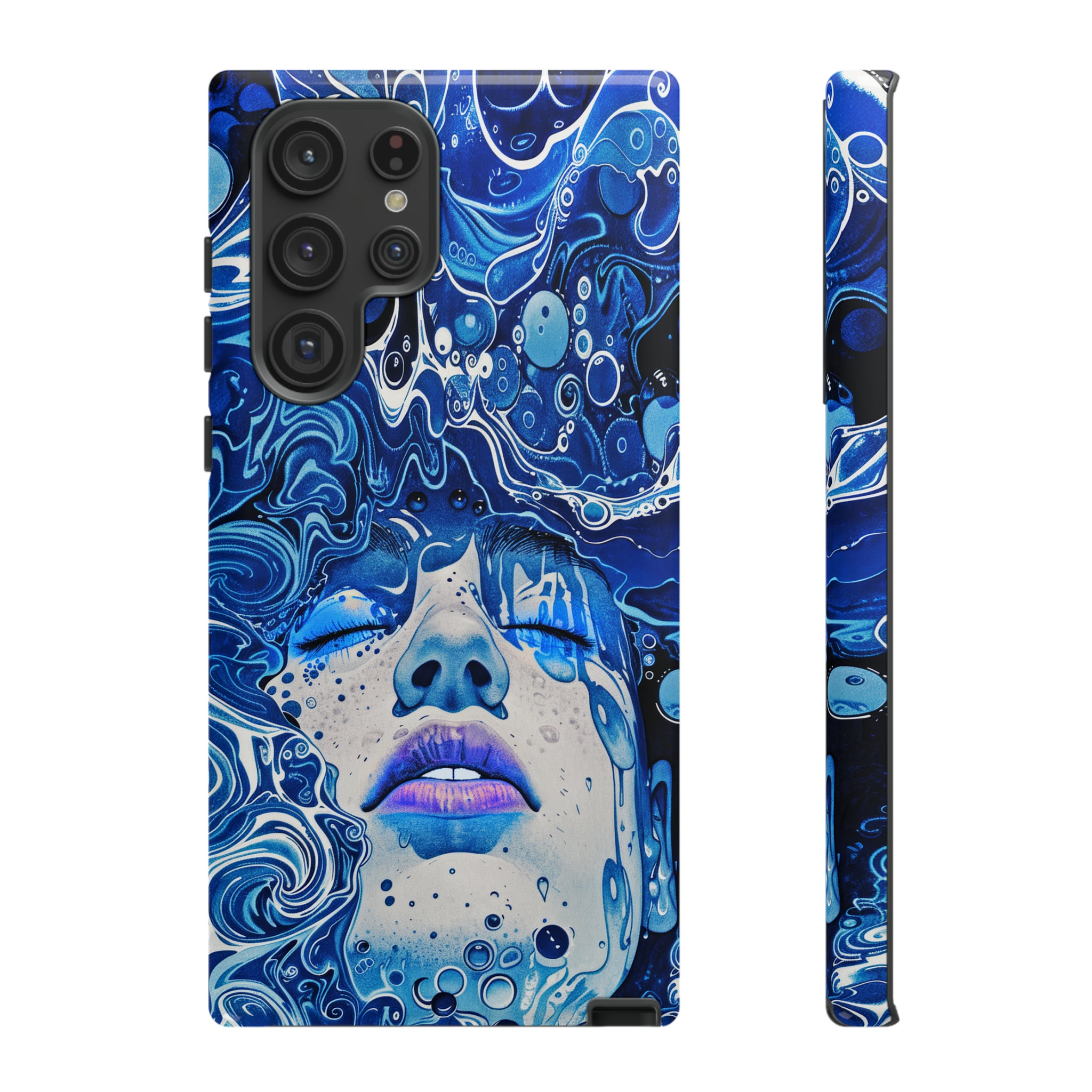 Phone Case, underwater design, Artistic design, Tough Case, Colorful whimsical water fantasy design, iPhone 15, 14, 13, 12, 11, Samsung, Pixel