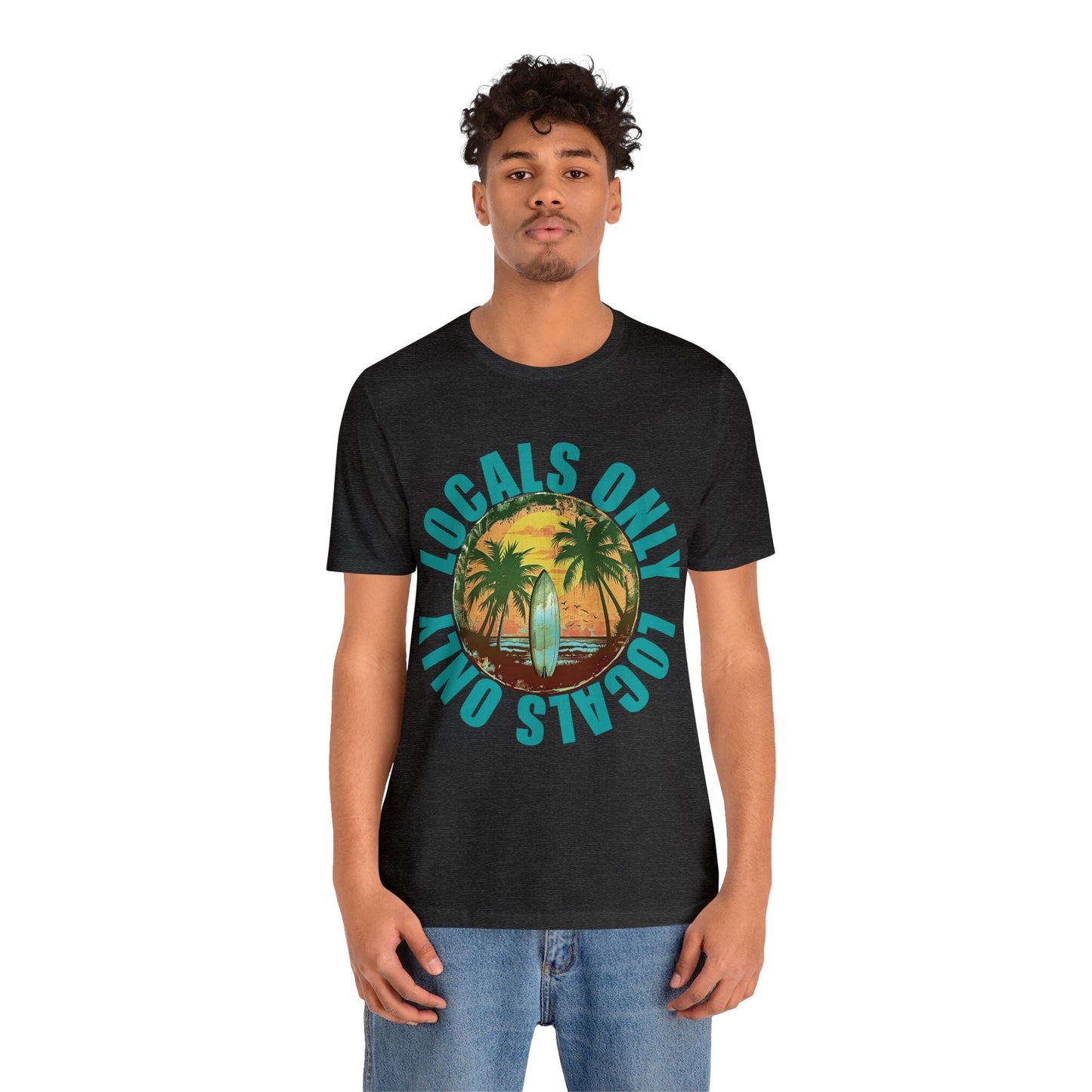Locals Only stamp Unisex Jersey Short Sleeve Tee