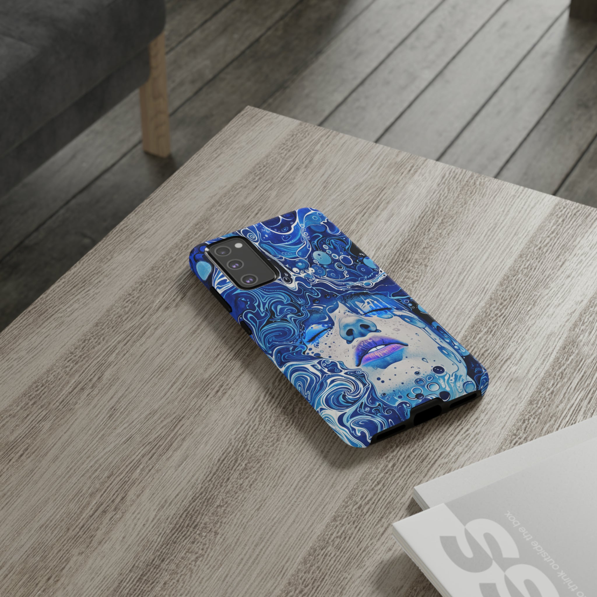 Phone Case, underwater design, Artistic design, Tough Case, Colorful whimsical water fantasy design, iPhone 15, 14, 13, 12, 11, Samsung, Pixel