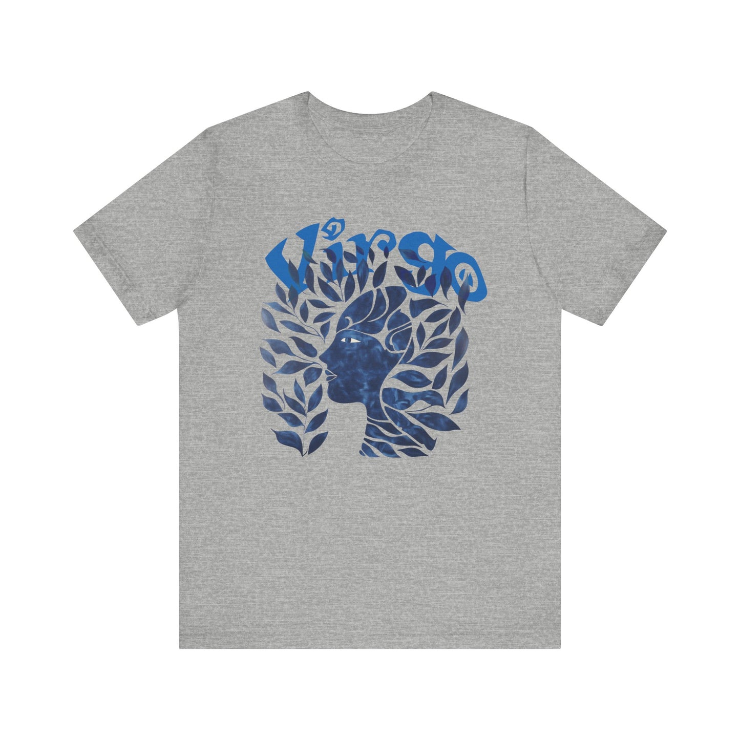 Virgo blue graphic Unisex Jersey Short Sleeve Tee
