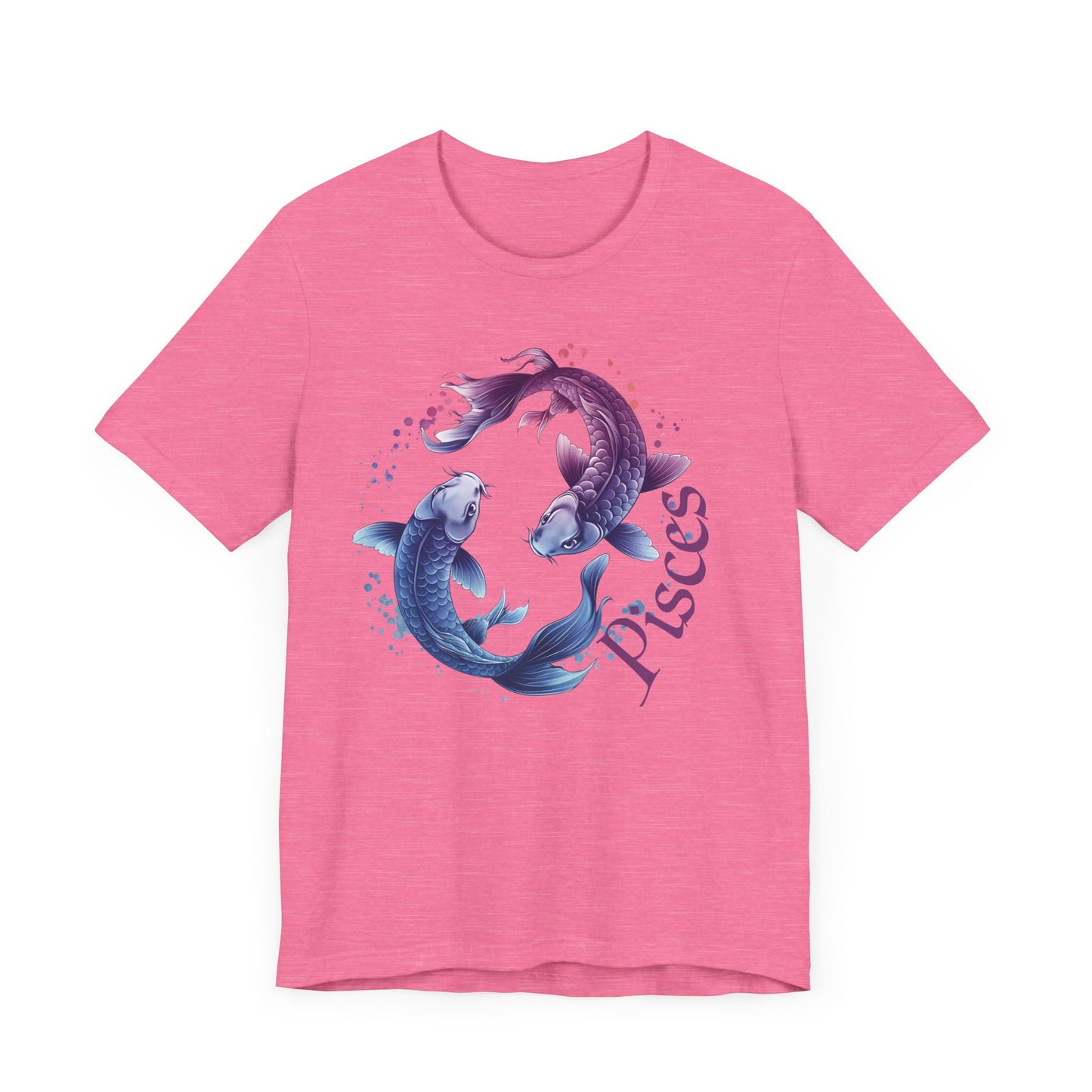 Pisces Artistic Zodiac Unisex Tee, Jersey Short Sleeve Tee, Your Perfect Everyday Favorite