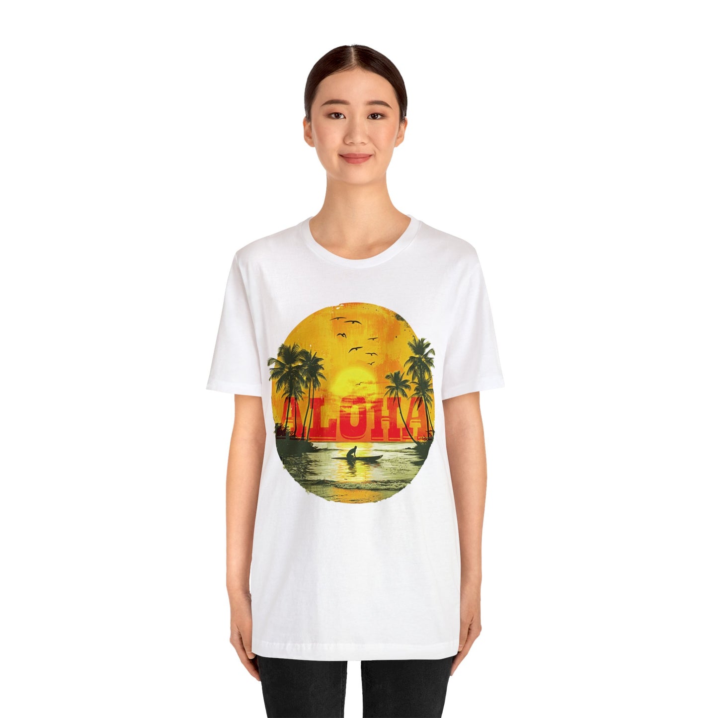 Aloha sunset Unisex Jersey Short Sleeve Tee