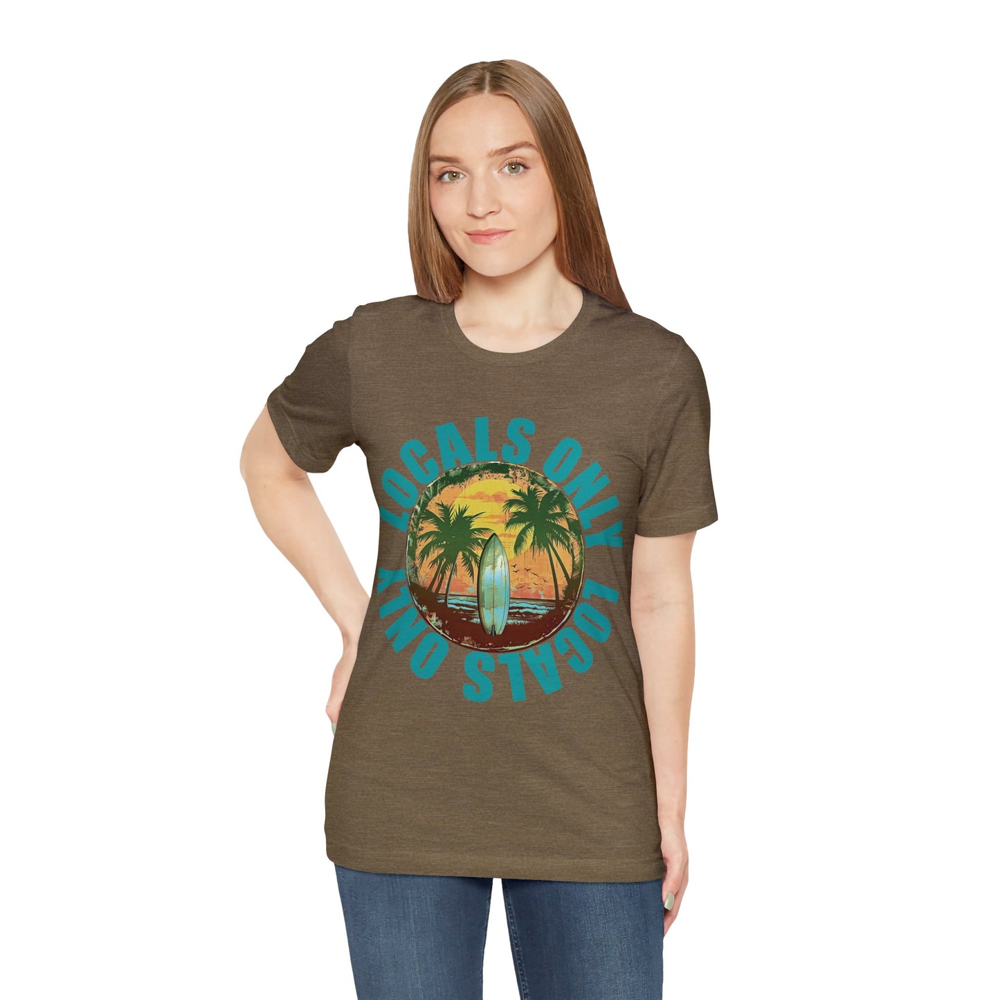 Locals Only stamp Unisex Jersey Short Sleeve Tee