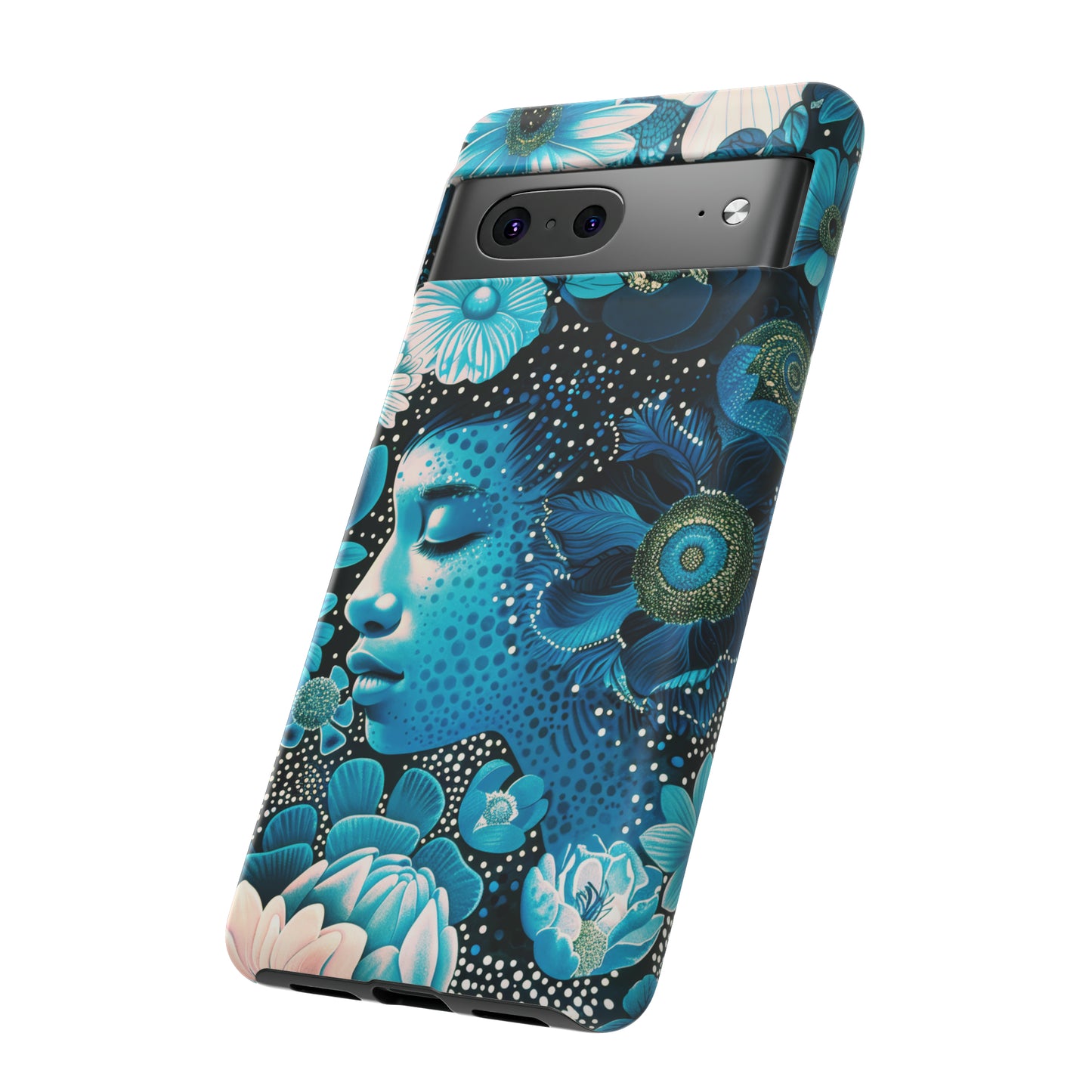 Girl in blue Tough Cases