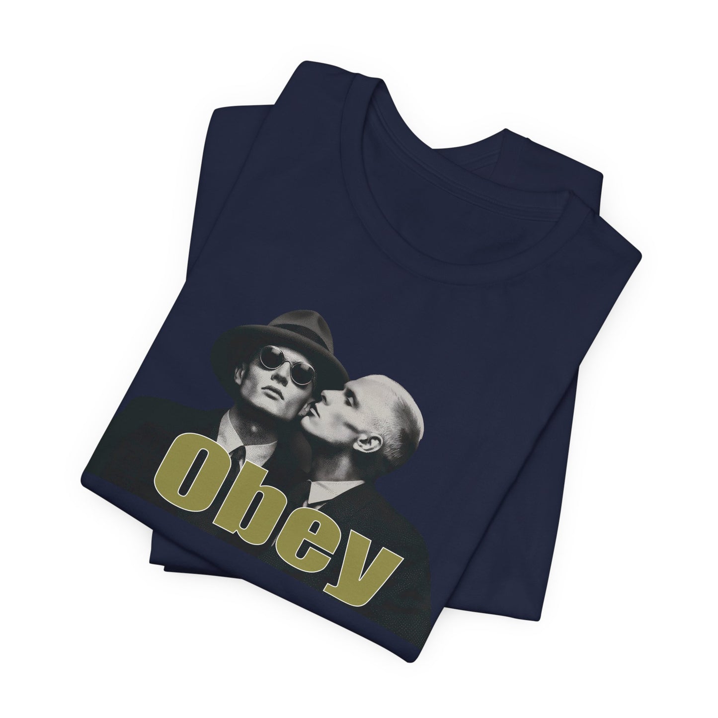 Obey Graphic Tee — Retro Provocative Streetwear T-Shirt, authority commentary shirt