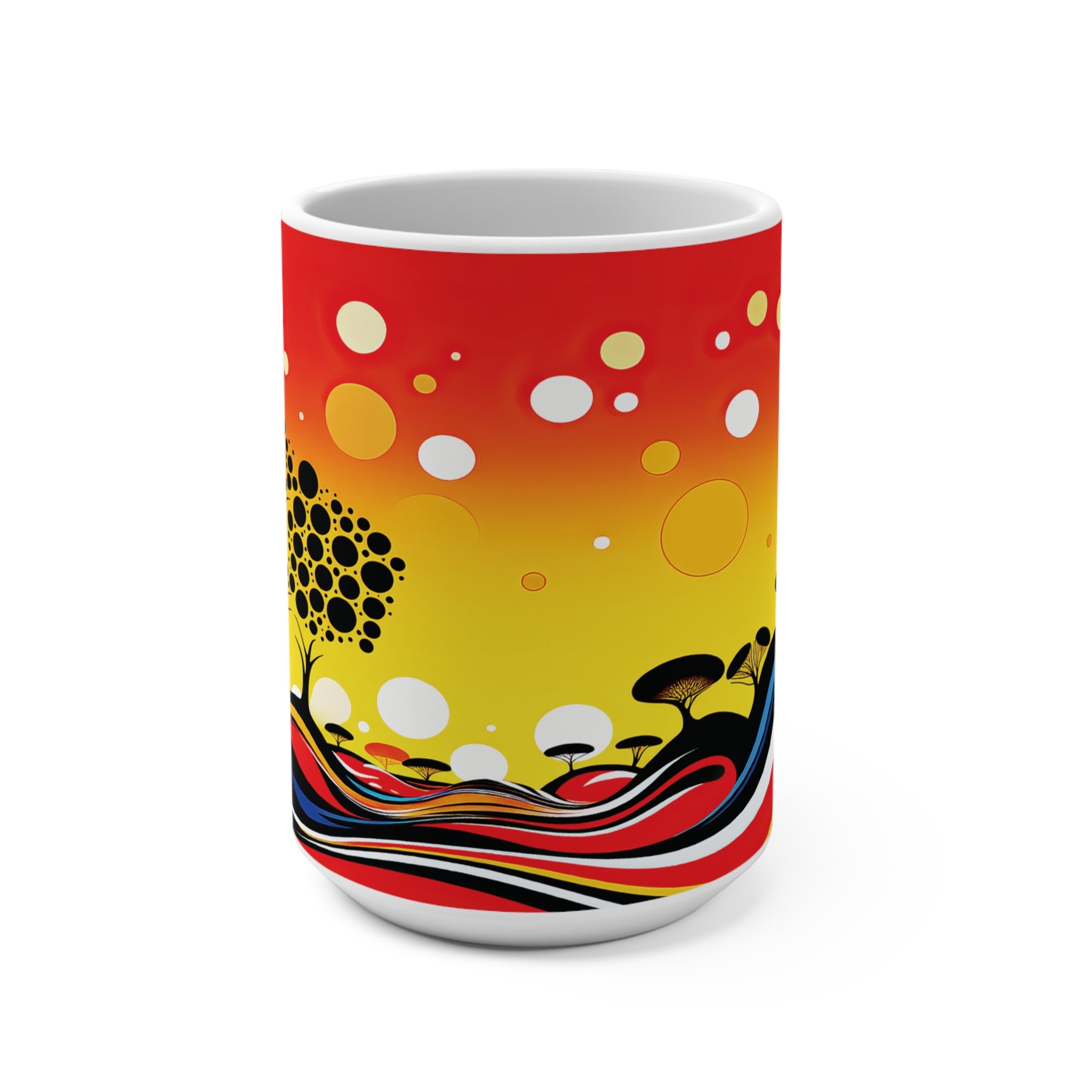 Sunrise Over the Hillside Mug 15oz