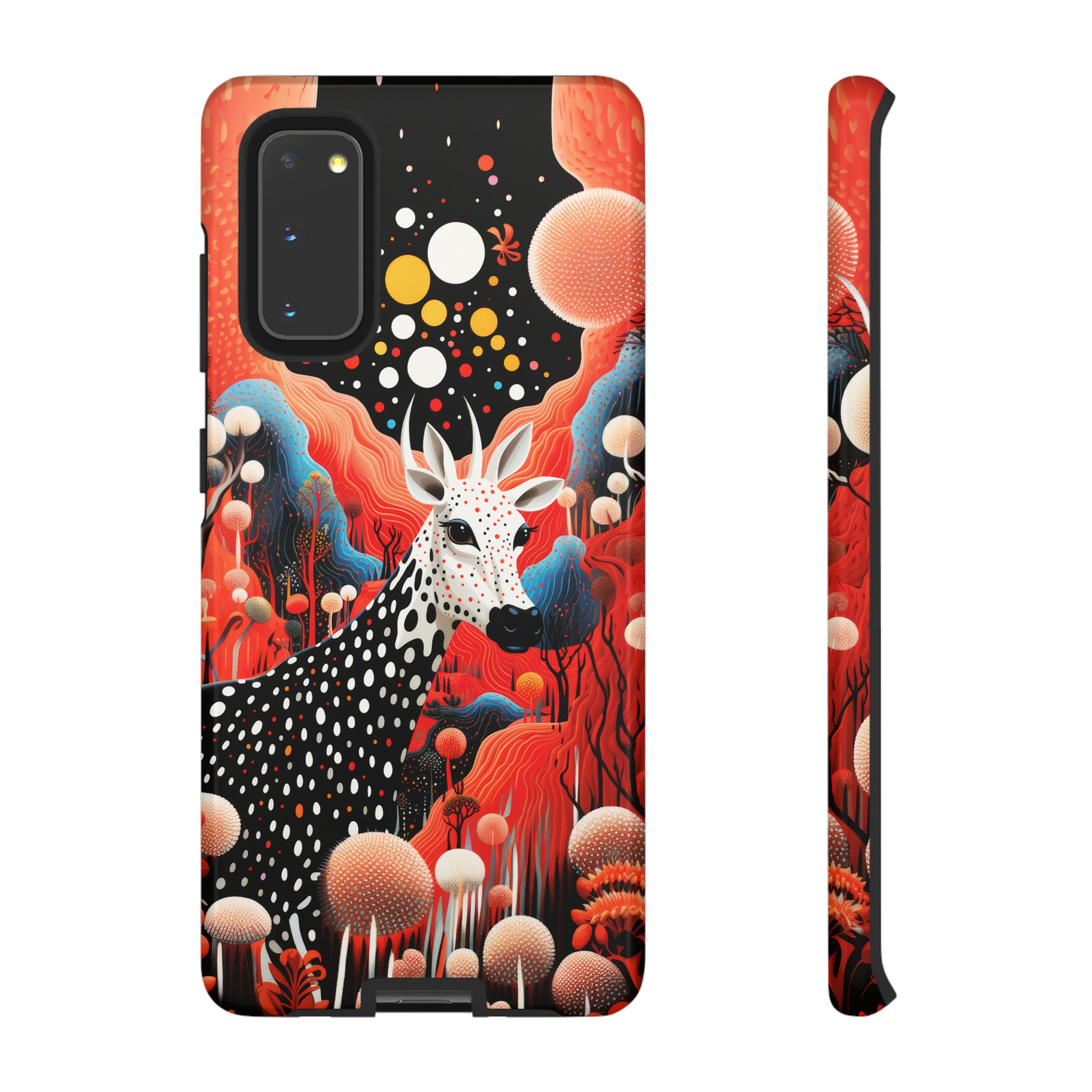 Spotted Elk in the rainbow forest Tough Cases