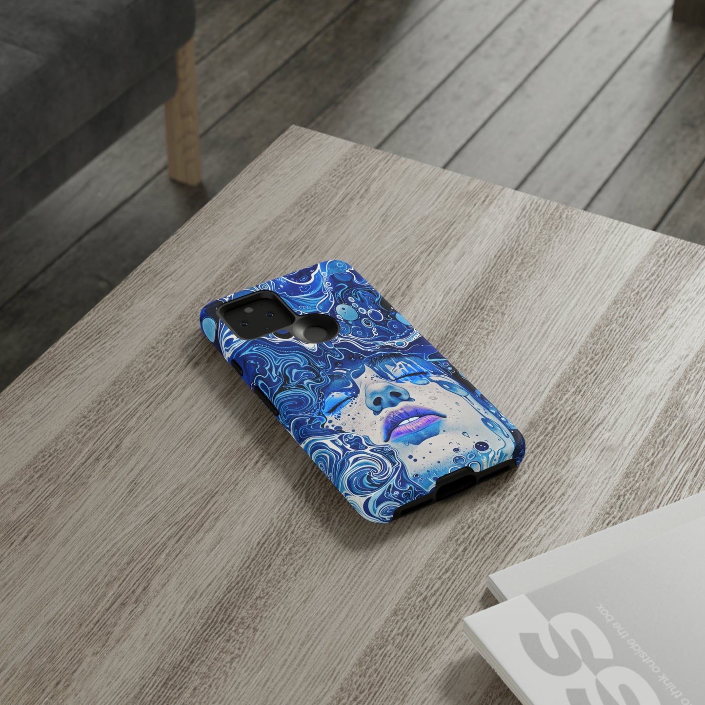 Phone Case, underwater design, Artistic design, Tough Case, Colorful whimsical water fantasy design, iPhone 15, 14, 13, 12, 11, Samsung, Pixel