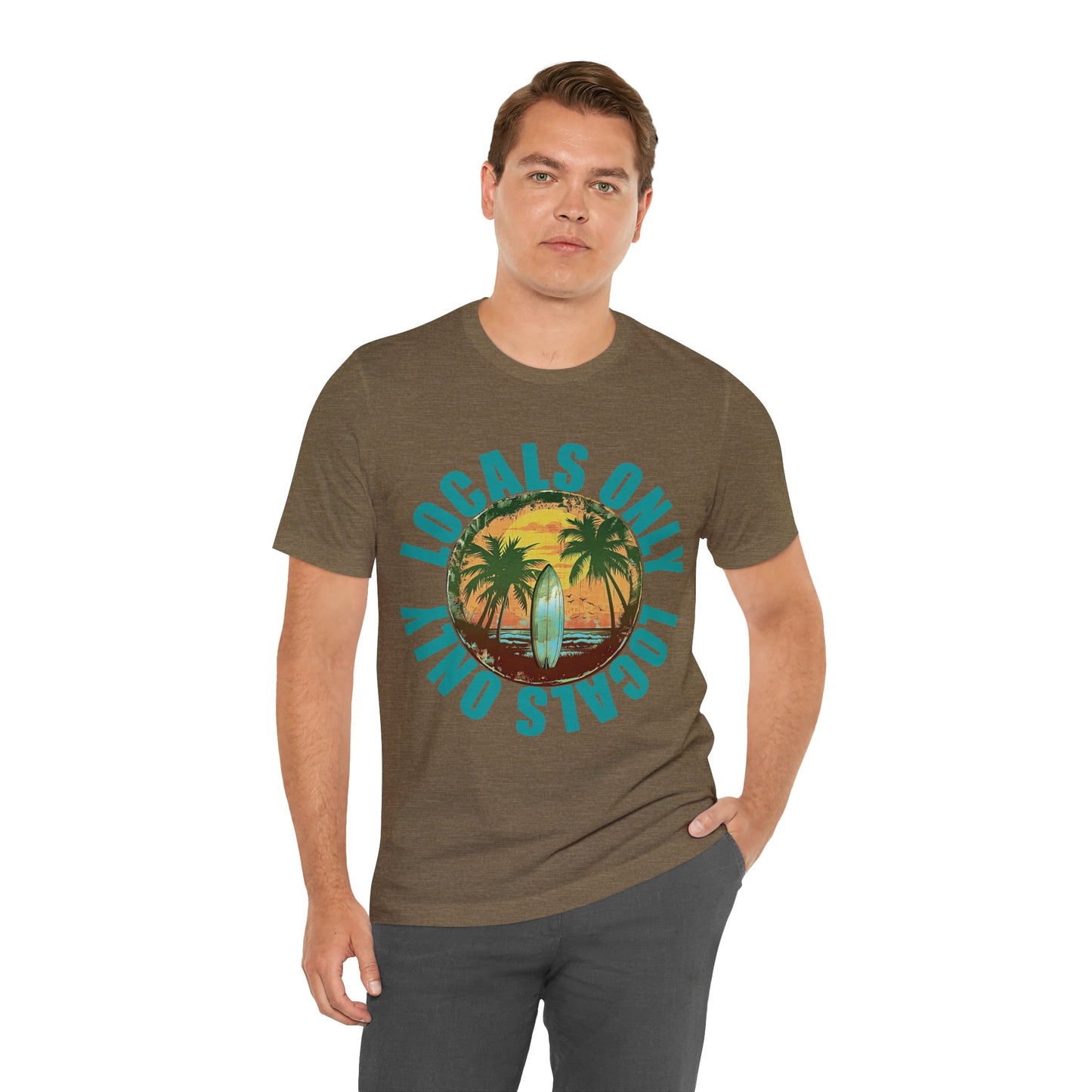 Locals Only stamp Unisex Jersey Short Sleeve Tee