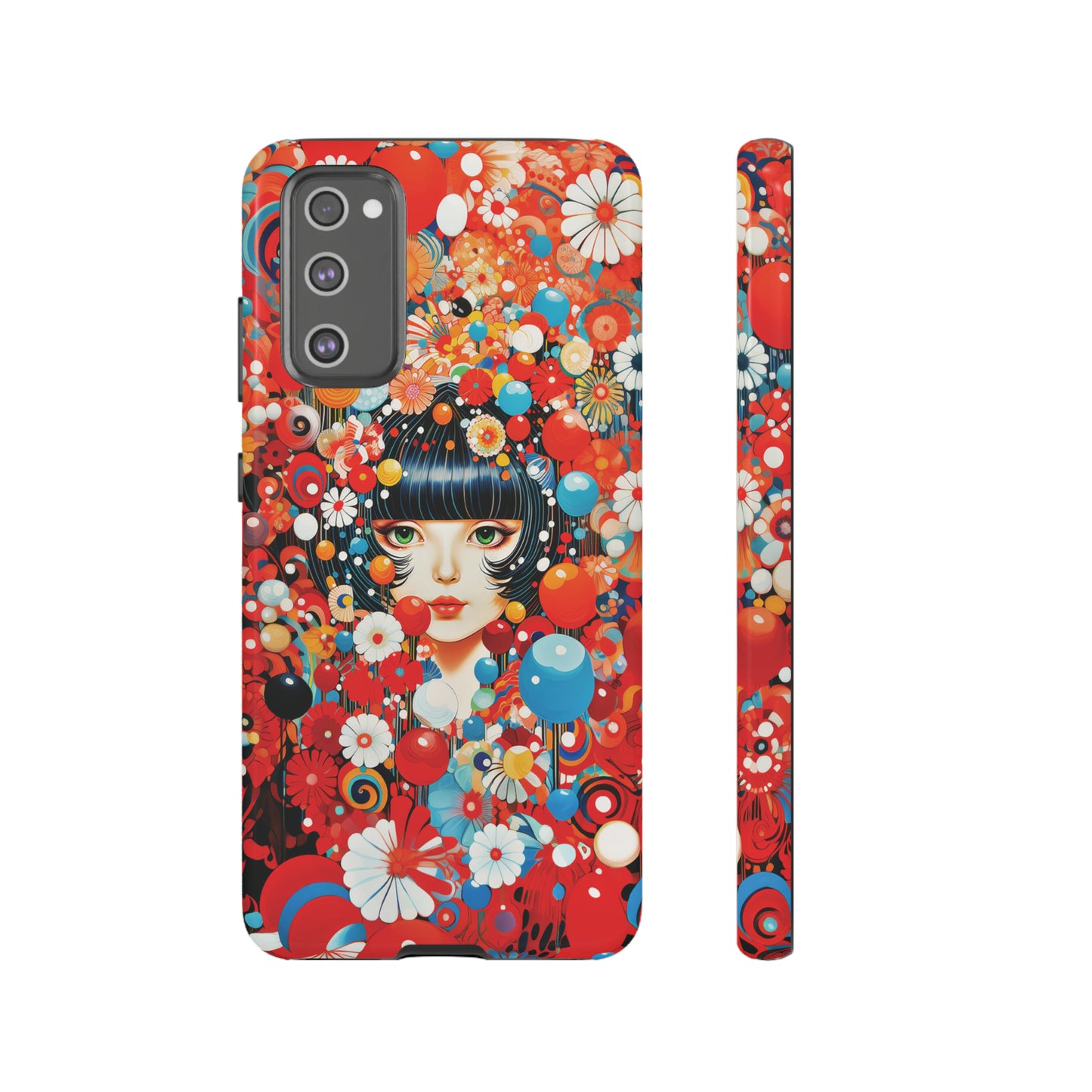 Girl in red blossoms Tough Cases