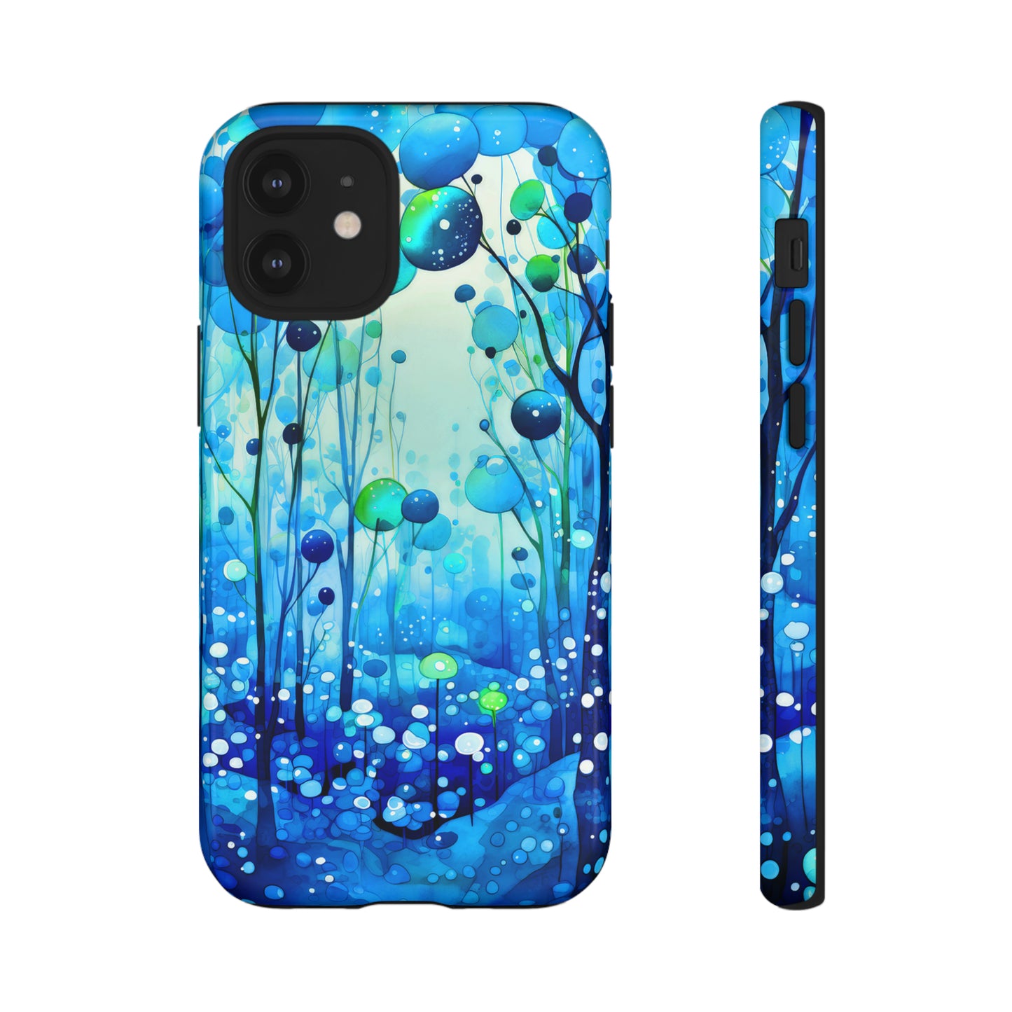 Blue fantasy forest Tough Cases