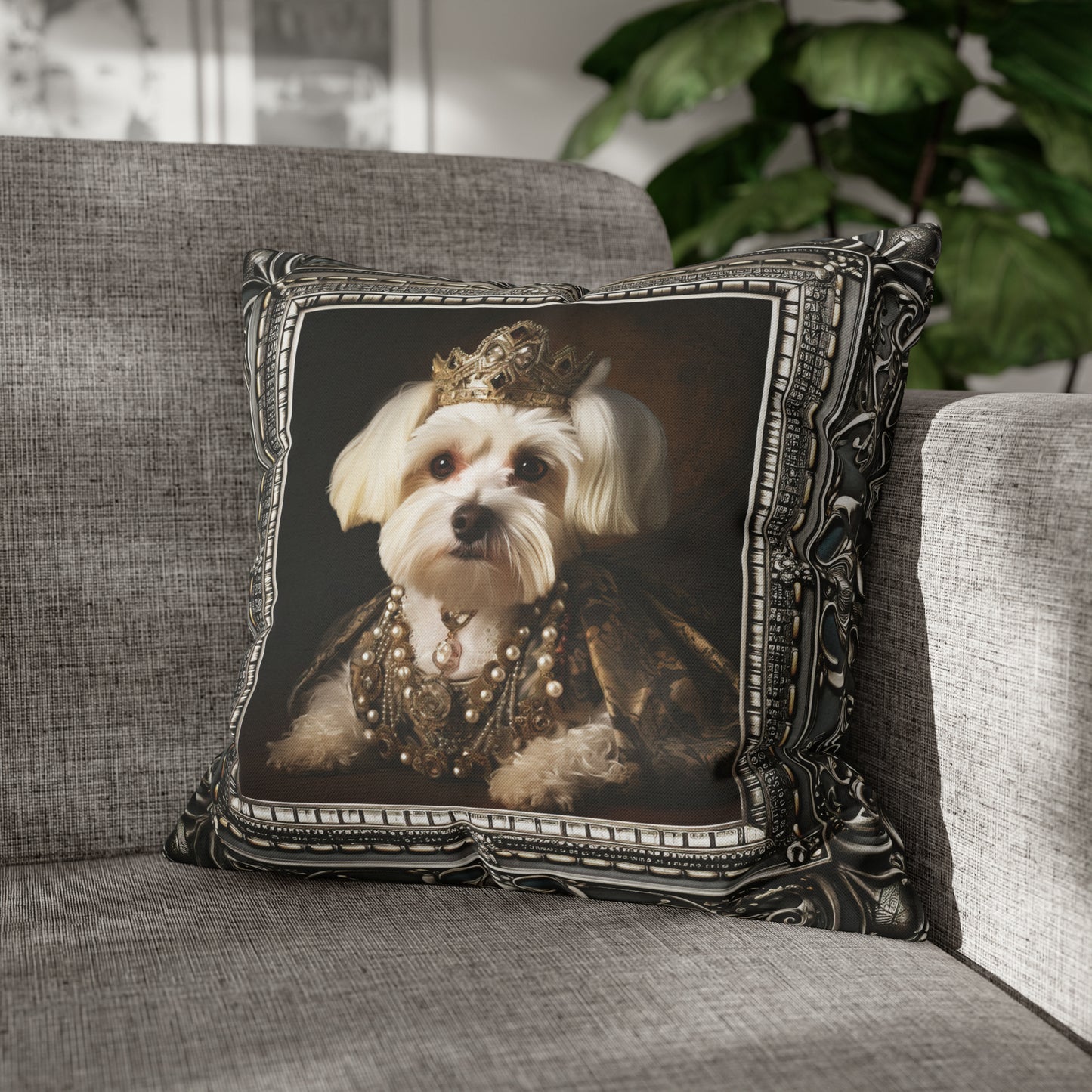 Spun Polyester Square Pillow Case