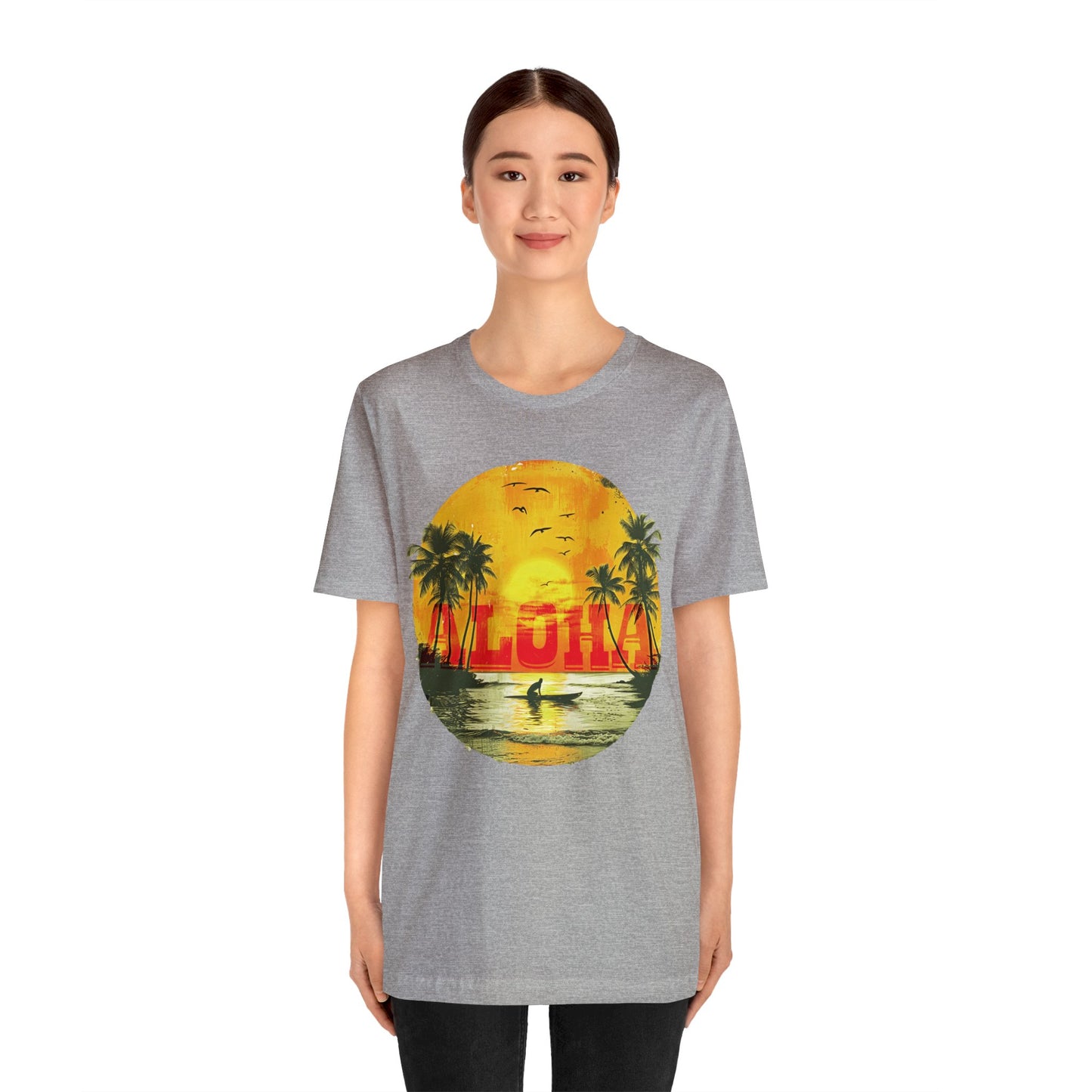 Aloha sunset Unisex Jersey Short Sleeve Tee