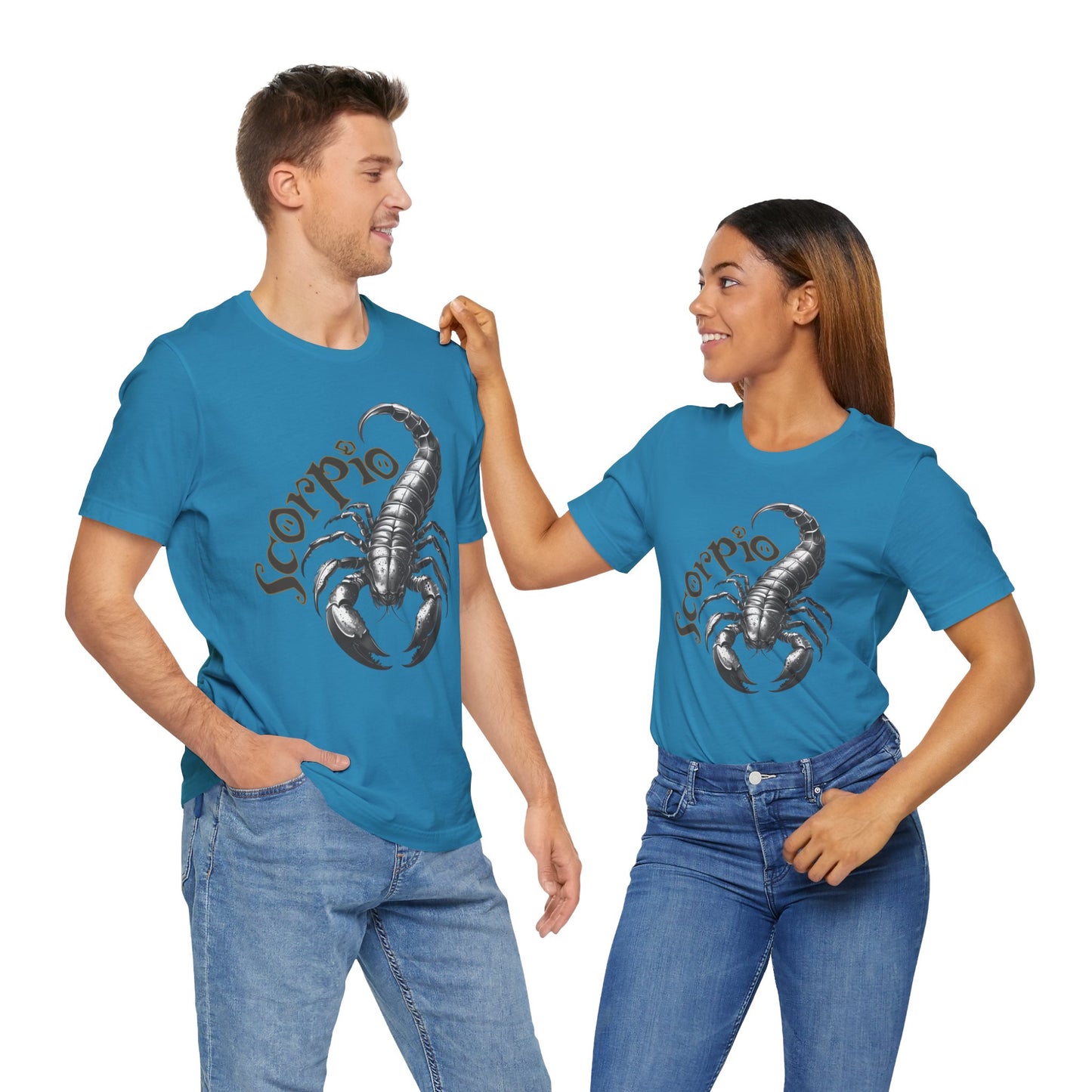 Scorpio Black & white Unisex Jersey Short Sleeve Tee