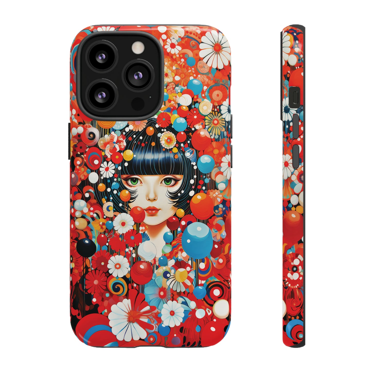 Girl in red blossoms Tough Cases