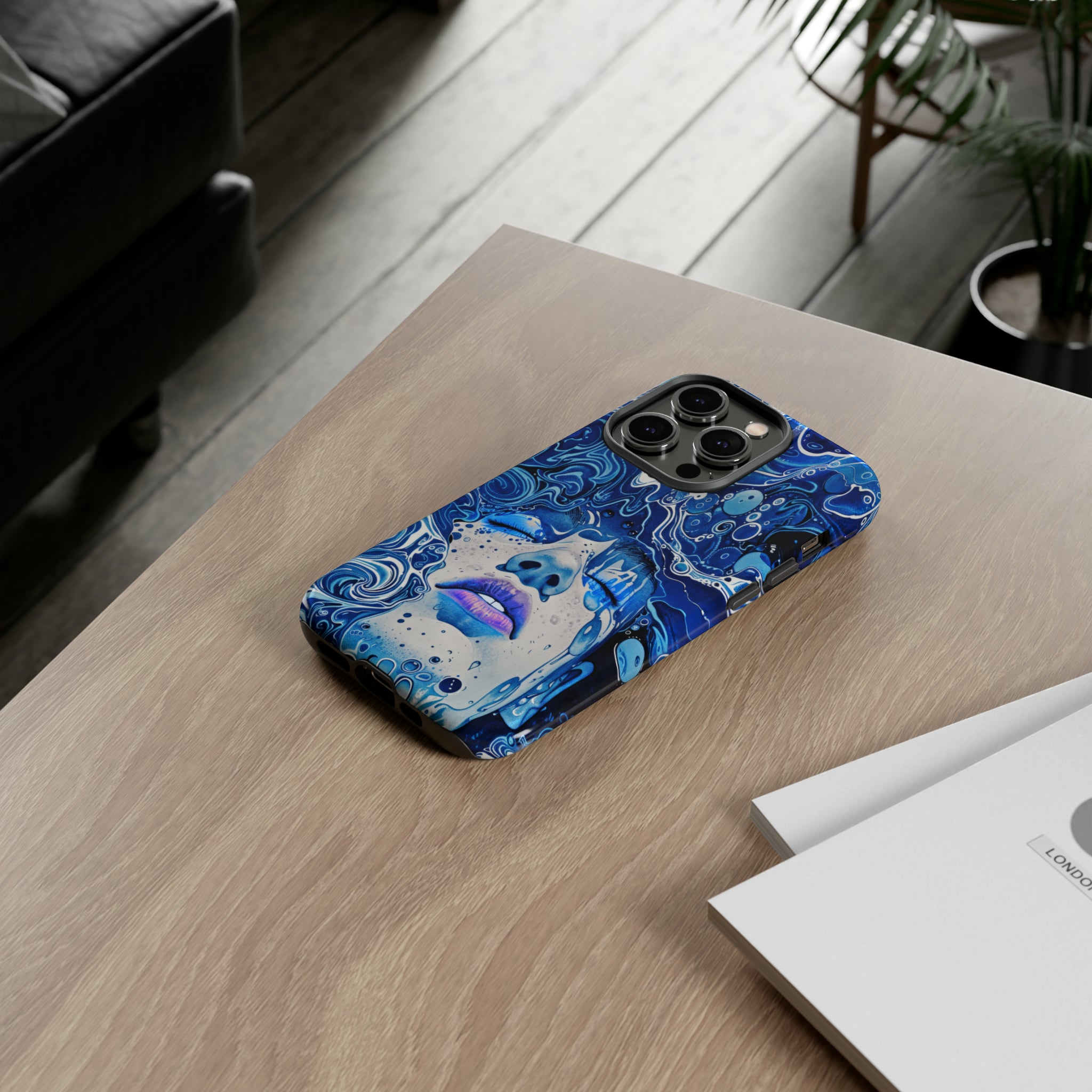 Phone Case, underwater design, Artistic design, Tough Case, Colorful whimsical water fantasy design, iPhone 15, 14, 13, 12, 11, Samsung, Pixel