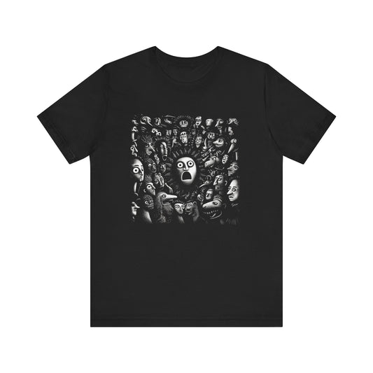 "Voices in the Crowd" Unique Art Graphic Tee for Creative Souls, For the ones who stand out in the noise.