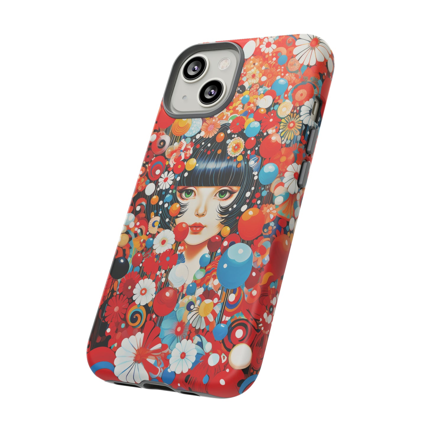 Girl in red blossoms Tough Cases