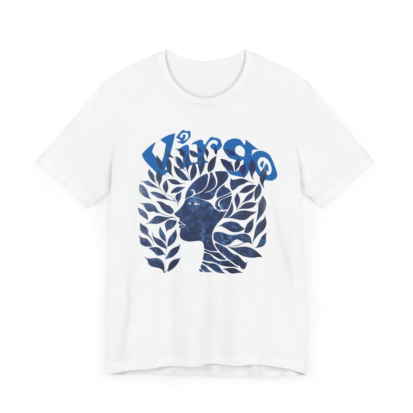 Virgo blue graphic Unisex Jersey Short Sleeve Tee