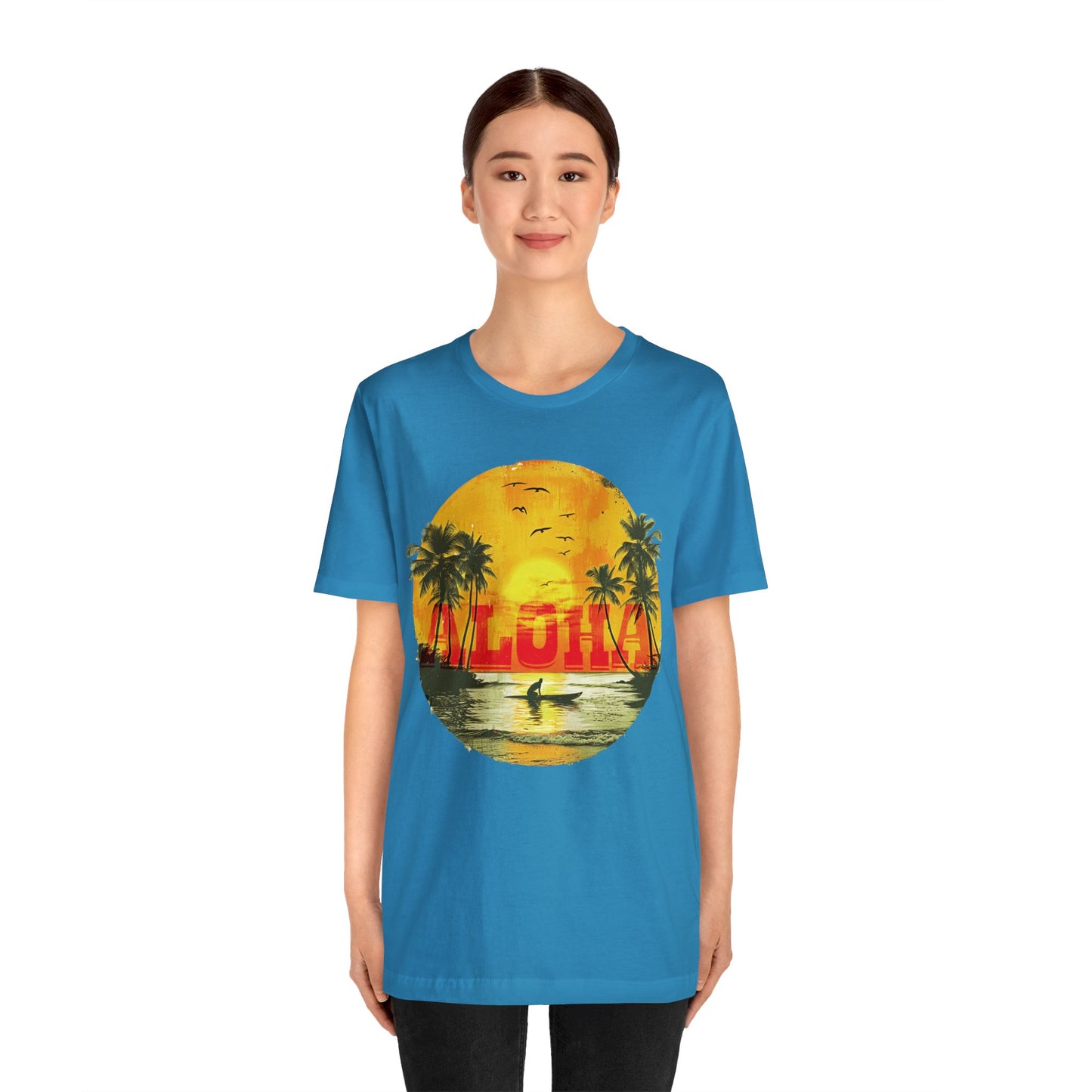 Aloha sunset Unisex Jersey Short Sleeve Tee