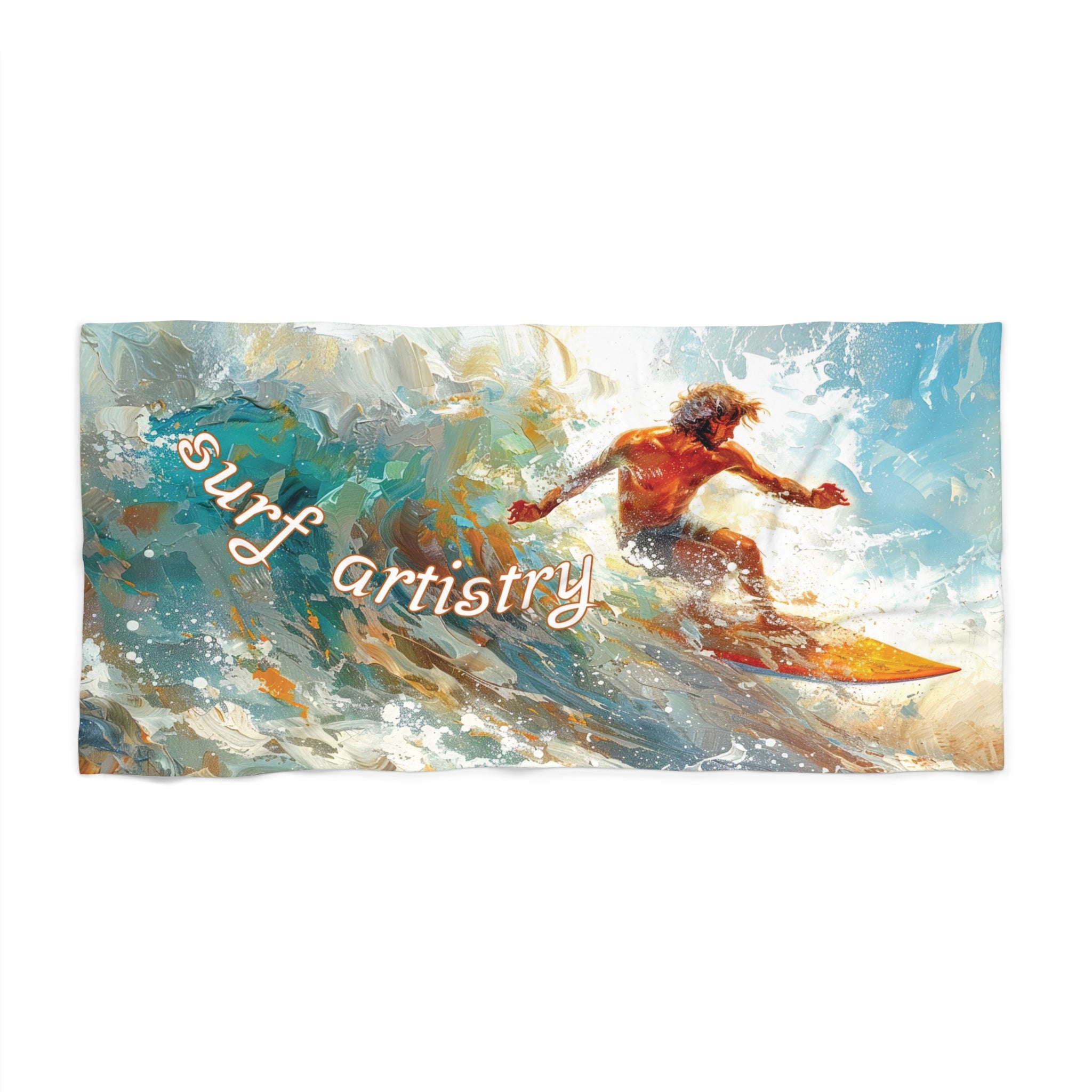 Surf Artistry Beach Towel 36" x 72"