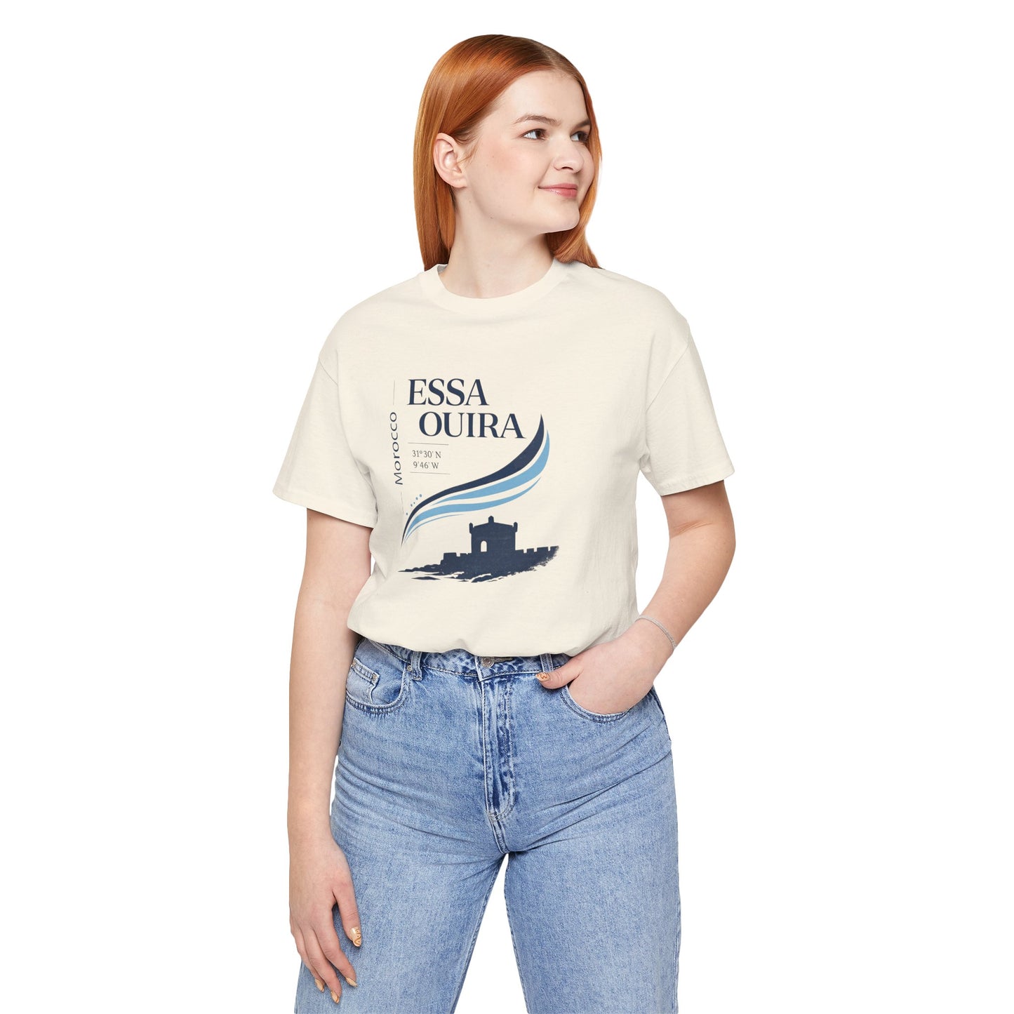 Essaouira Morocco Tee — Coastal Surf & Kasbah Graphic T-Shirt