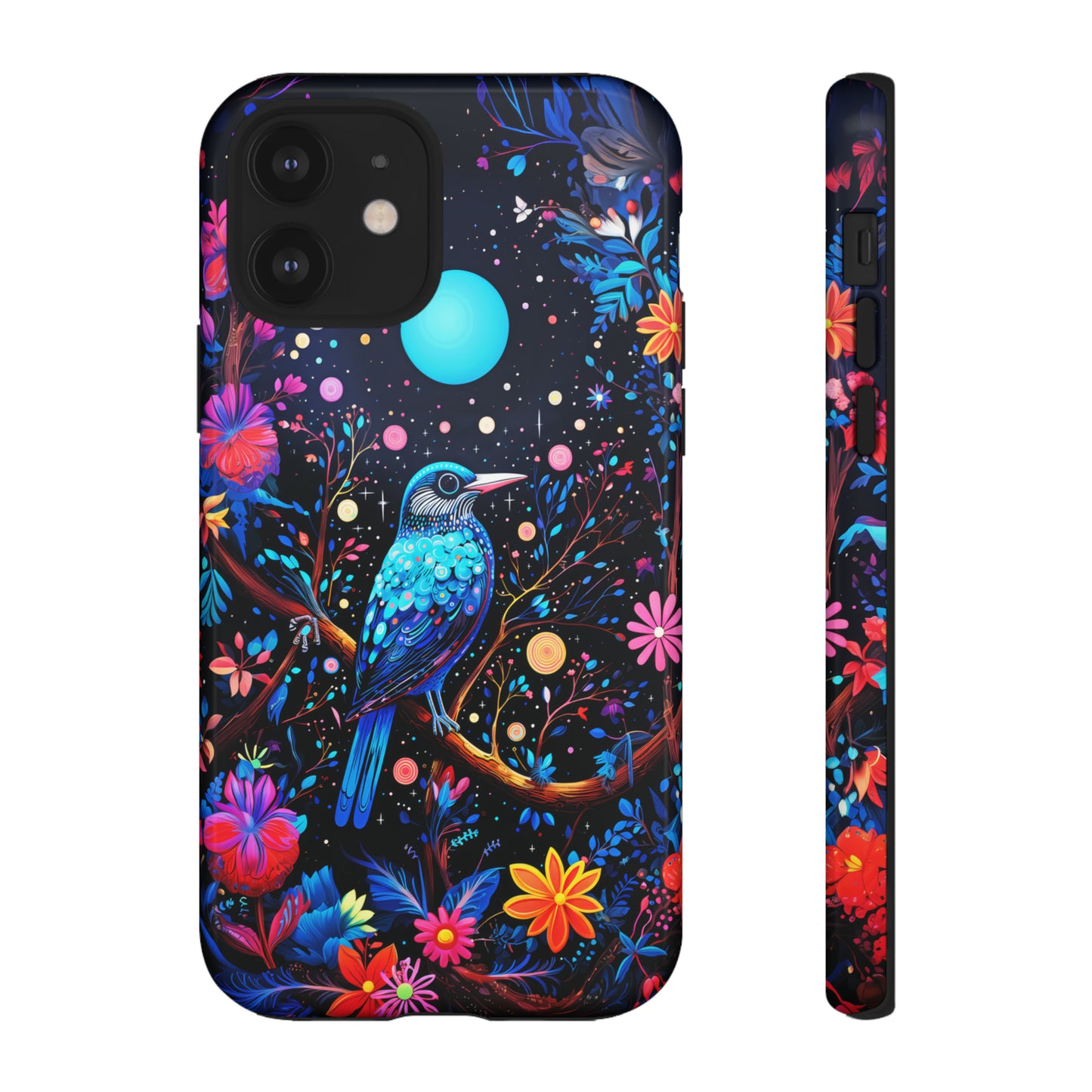 Blue bird at night Tough Cases