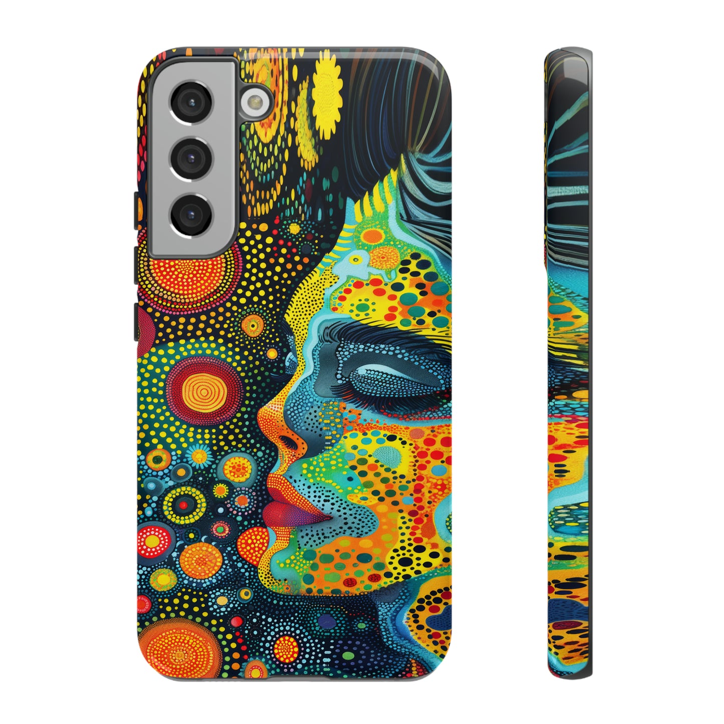 Phone Case, rainbow girl, Artistic design, Tough Case, Colorful whimsical rainbow fantasy design, iPhone 15, 14, 13, 12, 11, Samsung, Pixel