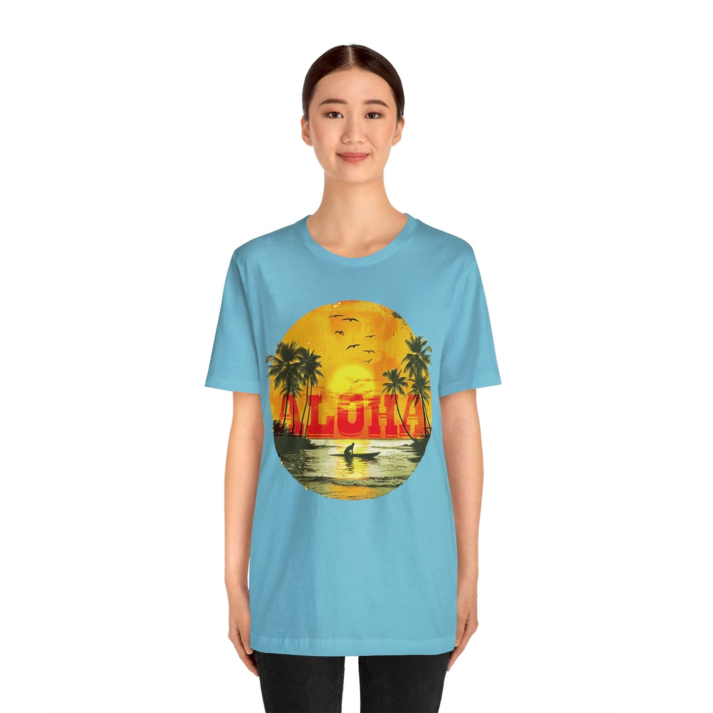 Aloha sunset Unisex Jersey Short Sleeve Tee
