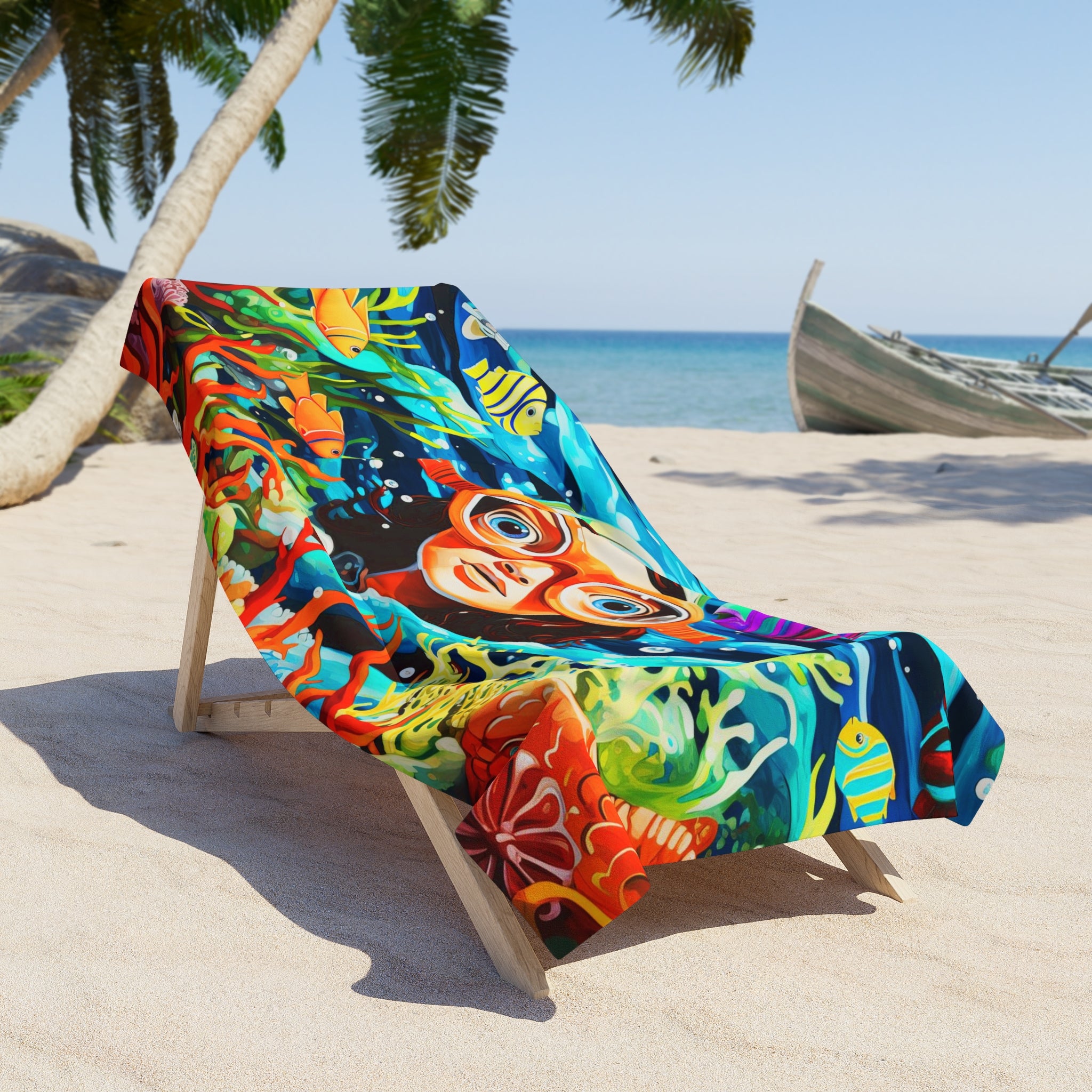 Undersea Wonderland Beach Towel