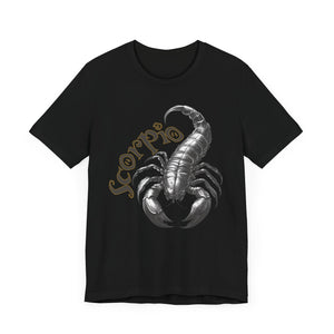 Scorpio Black & white Unisex Jersey Short Sleeve Tee