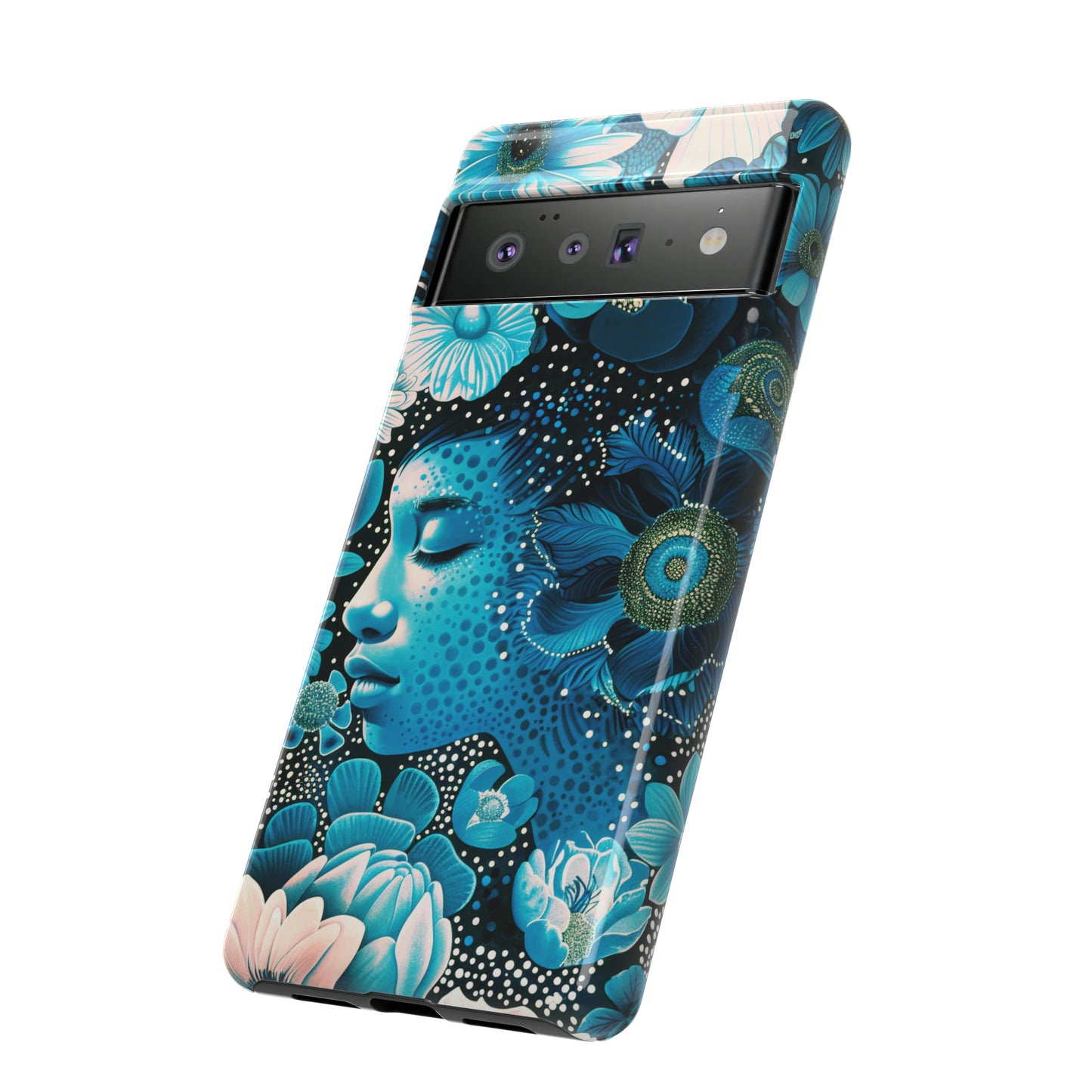 Girl in blue Tough Cases