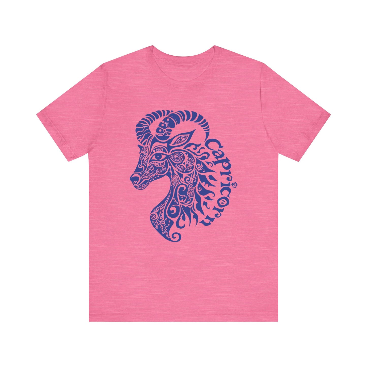 Capricorn blue graphic Unisex Jersey Short Sleeve Tee