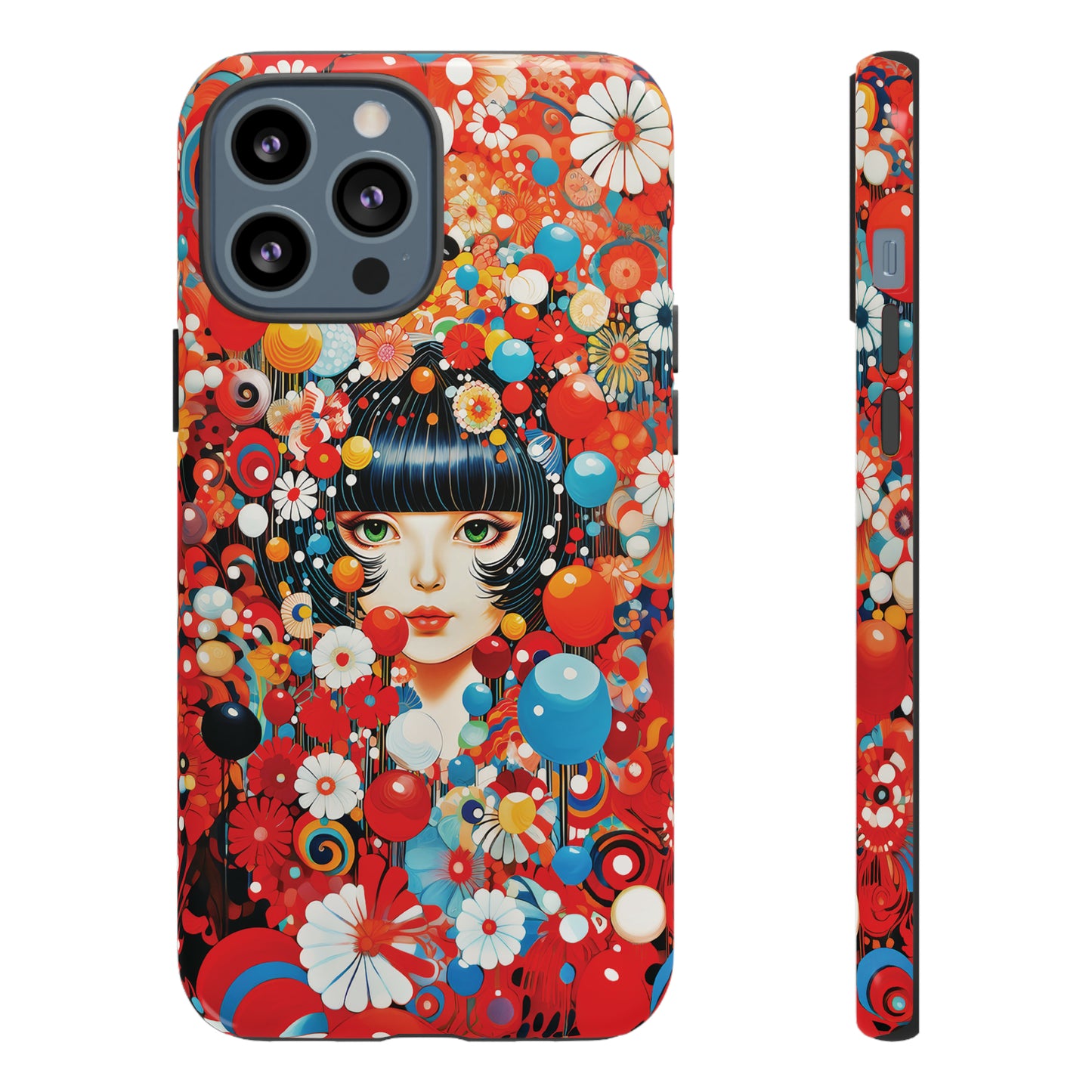 Girl in red blossoms Tough Cases