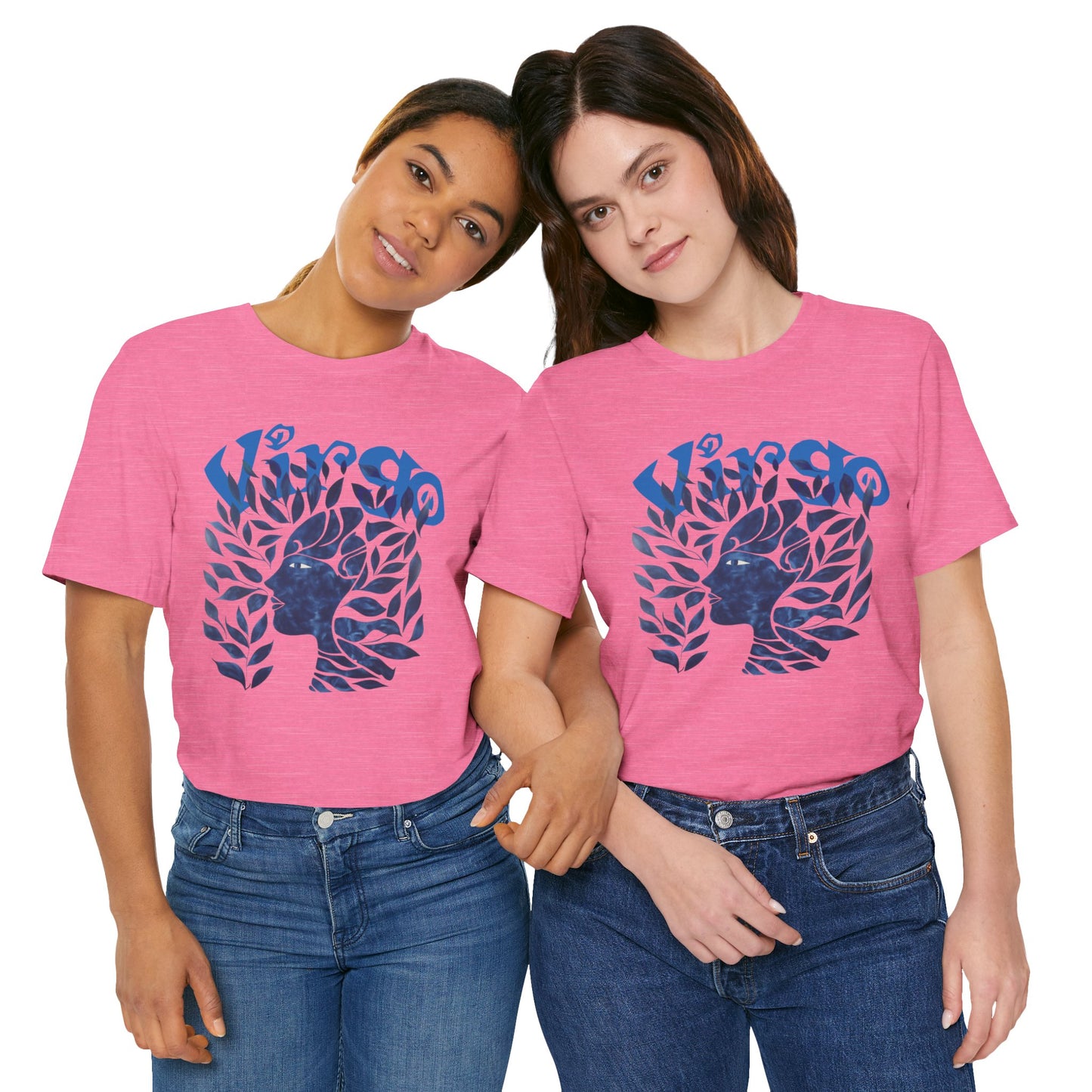 Virgo blue graphic Unisex Jersey Short Sleeve Tee