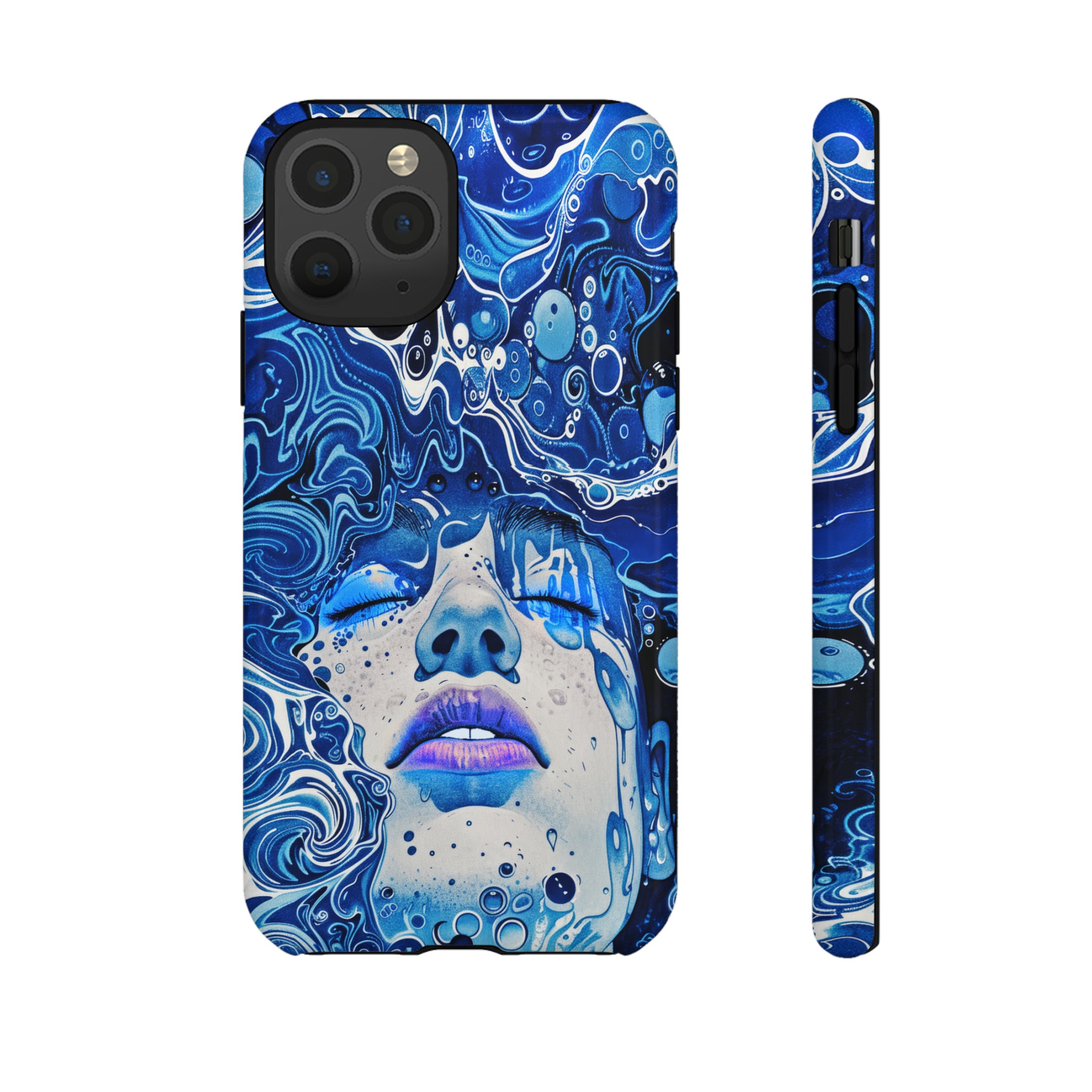 Phone Case, underwater design, Artistic design, Tough Case, Colorful whimsical water fantasy design, iPhone 15, 14, 13, 12, 11, Samsung, Pixel