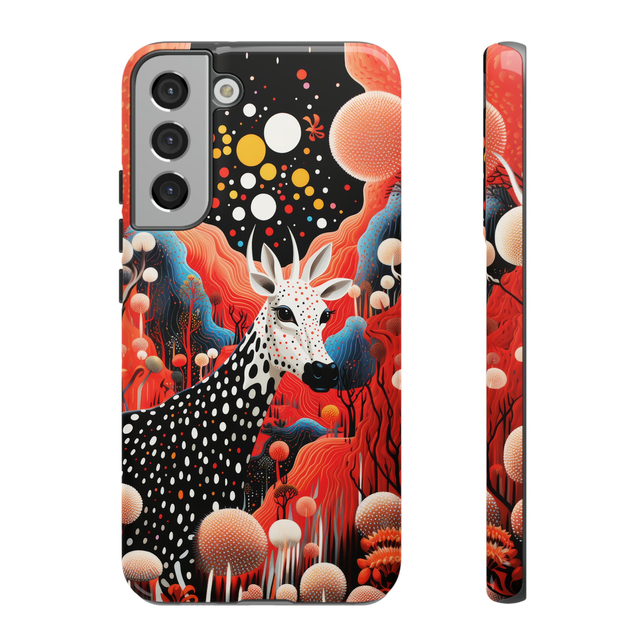 Spotted Elk in the rainbow forest Tough Cases