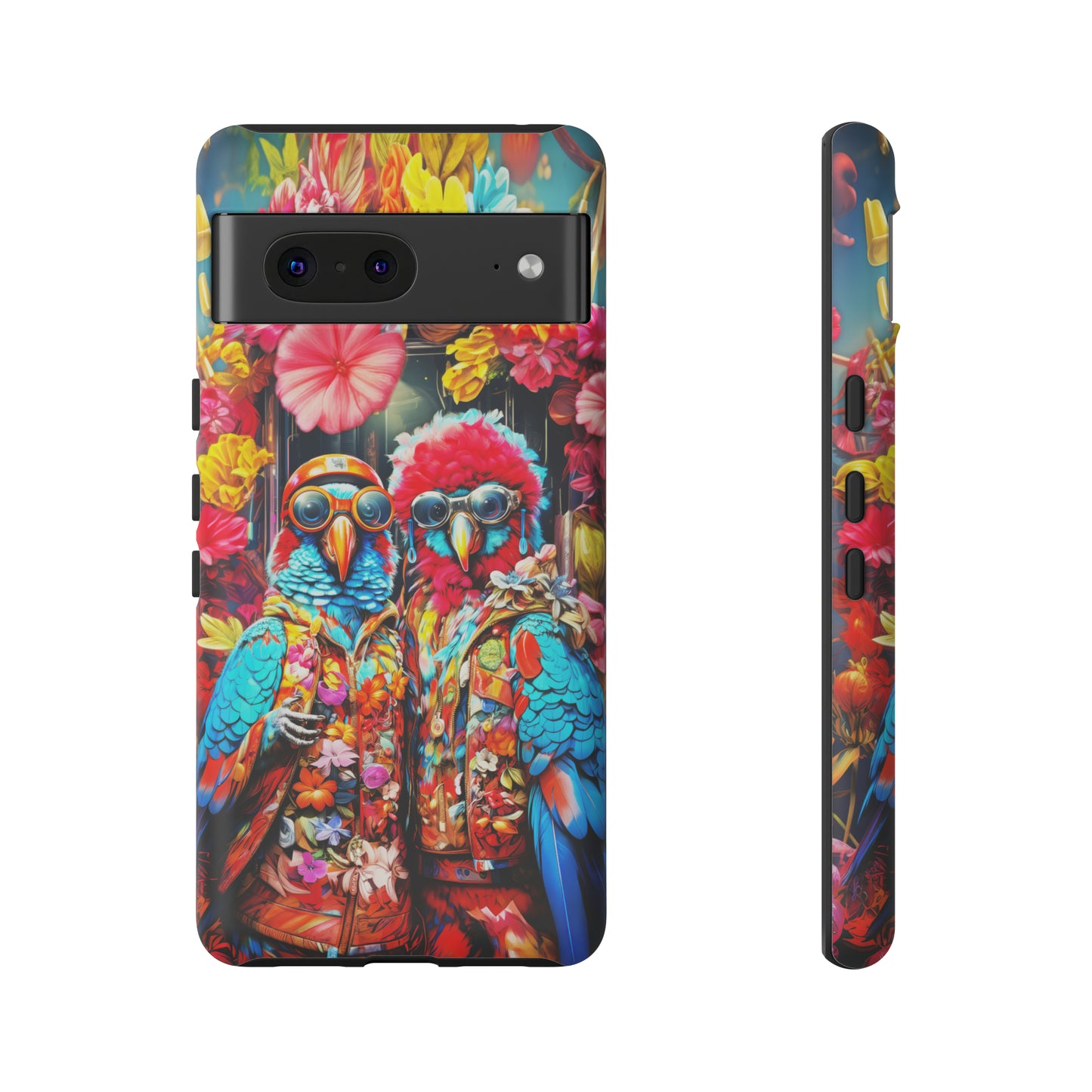 Two hipster parrots Tough Cases