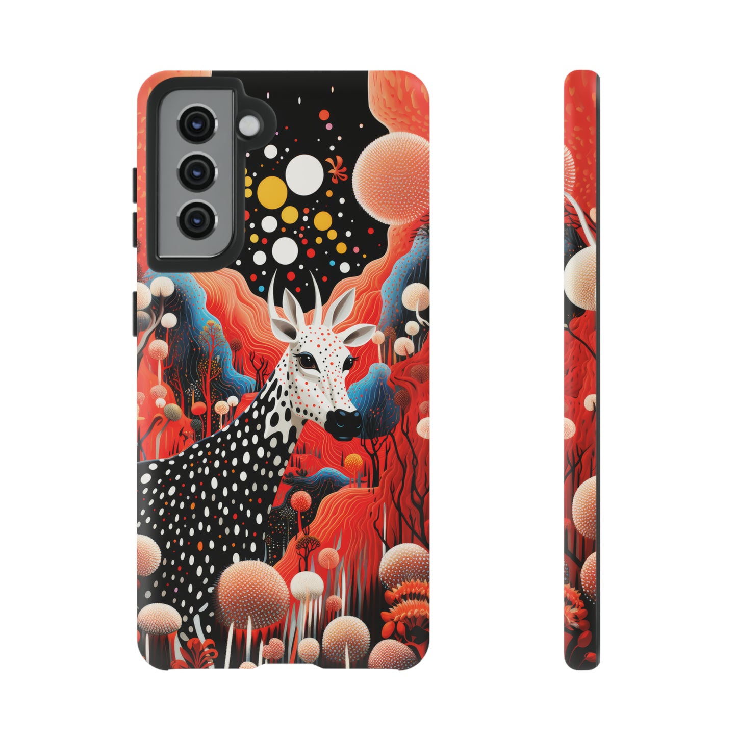 Spotted Elk in the rainbow forest Tough Cases