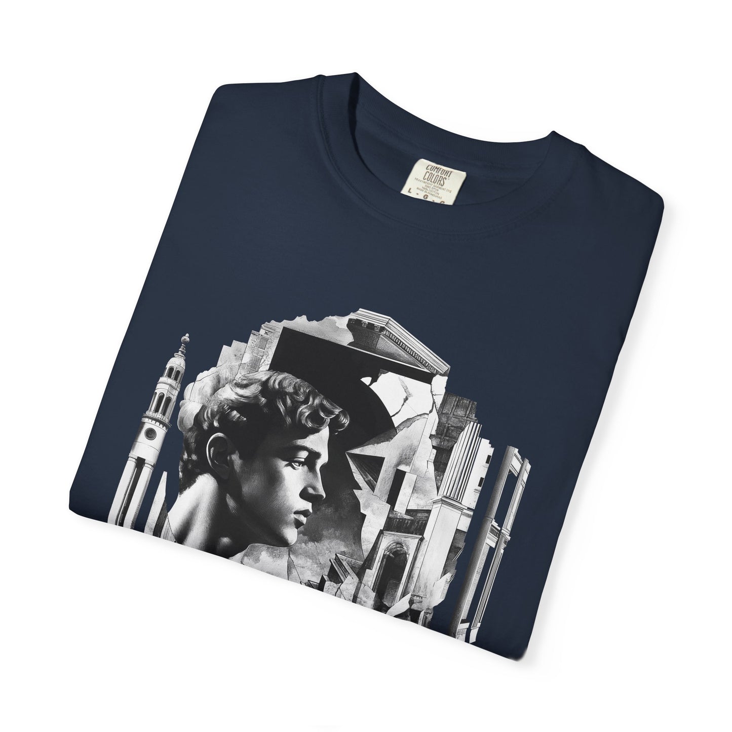 Fractured Classic Artistic Unisex Garment-Dyed T-Shirt - Urban Insights Design