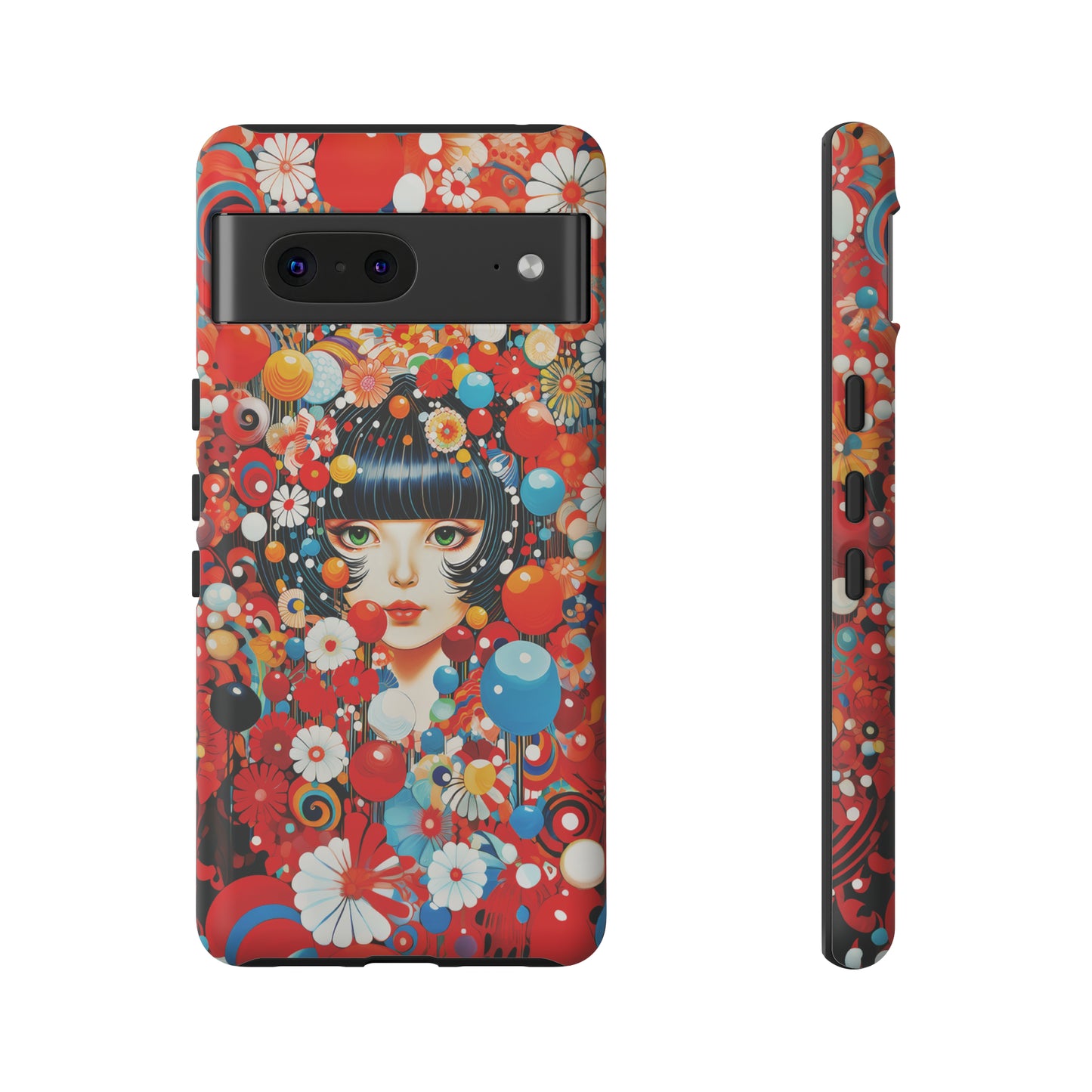 Girl in red blossoms Tough Cases