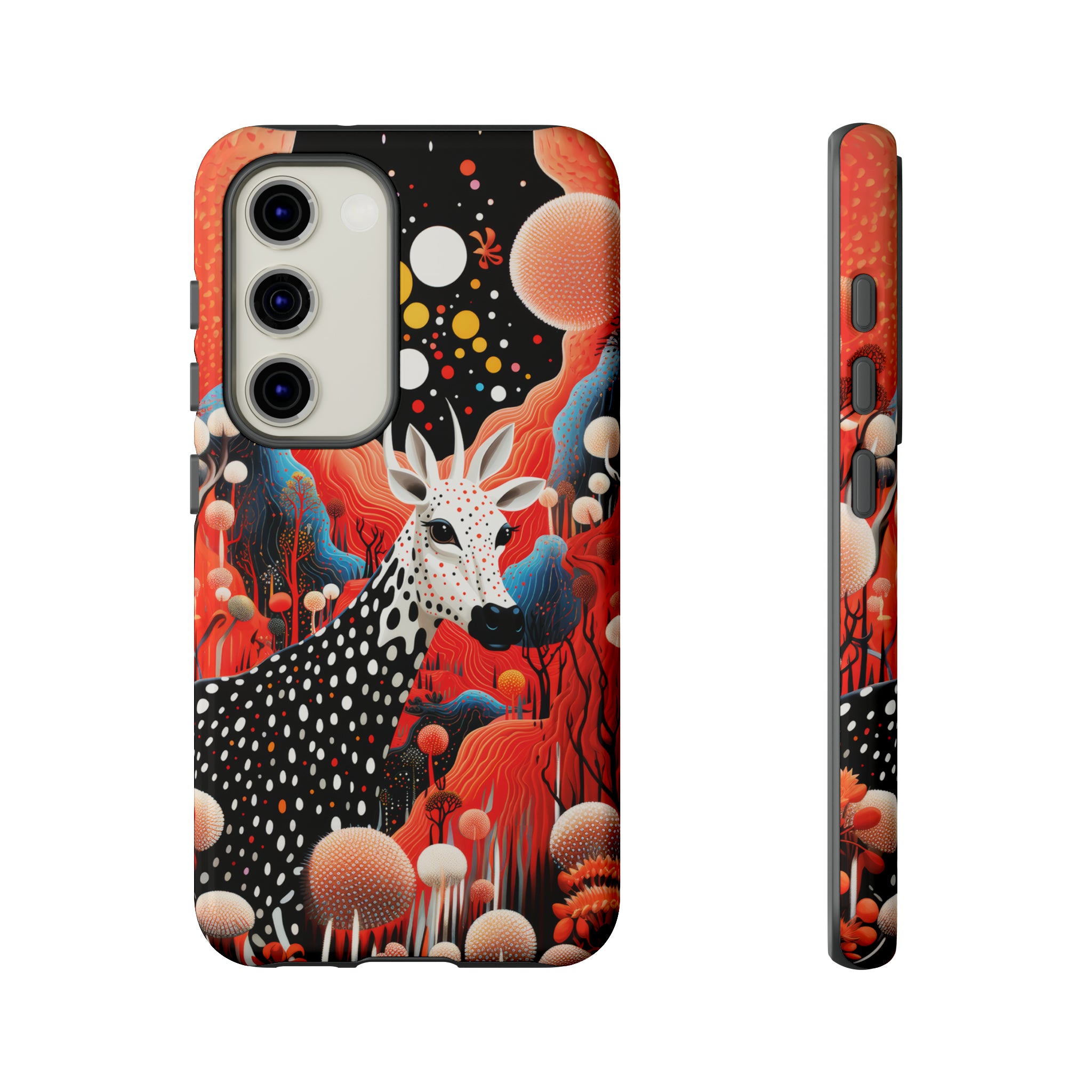 Spotted Elk in the rainbow forest Tough Cases