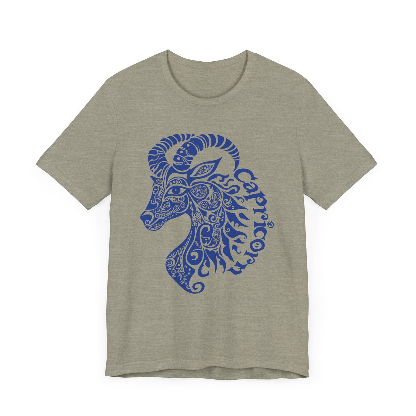 Capricorn blue graphic Unisex Jersey Short Sleeve Tee
