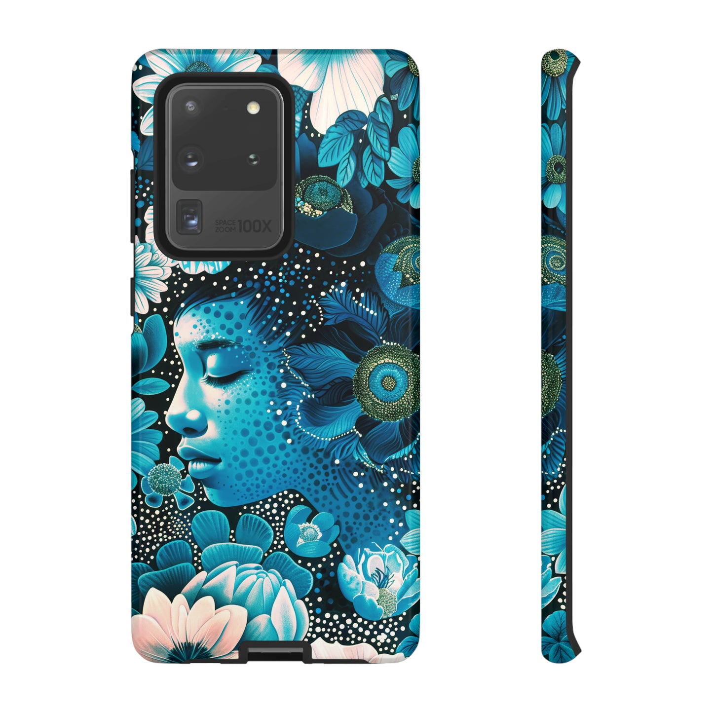Girl in blue Tough Cases
