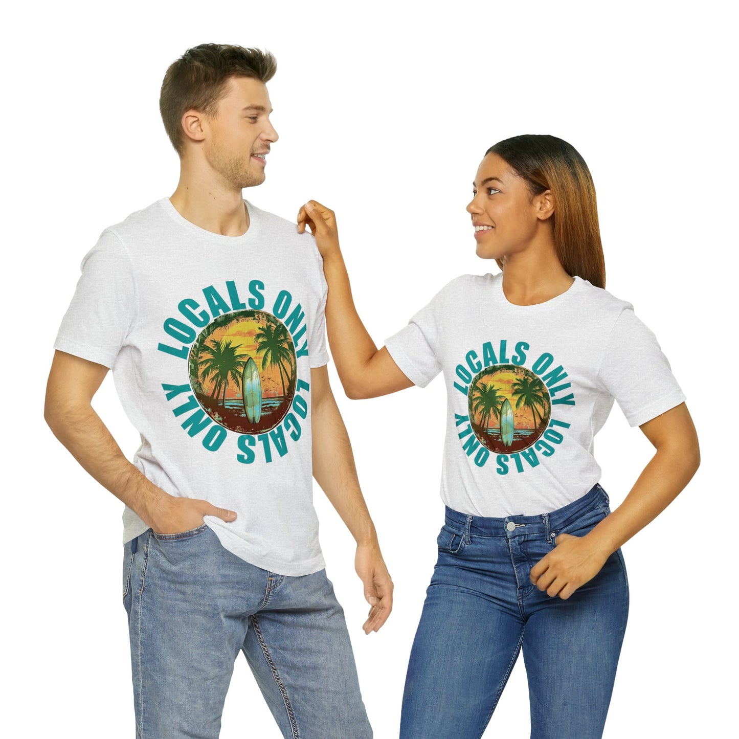 Locals Only stamp Unisex Jersey Short Sleeve Tee
